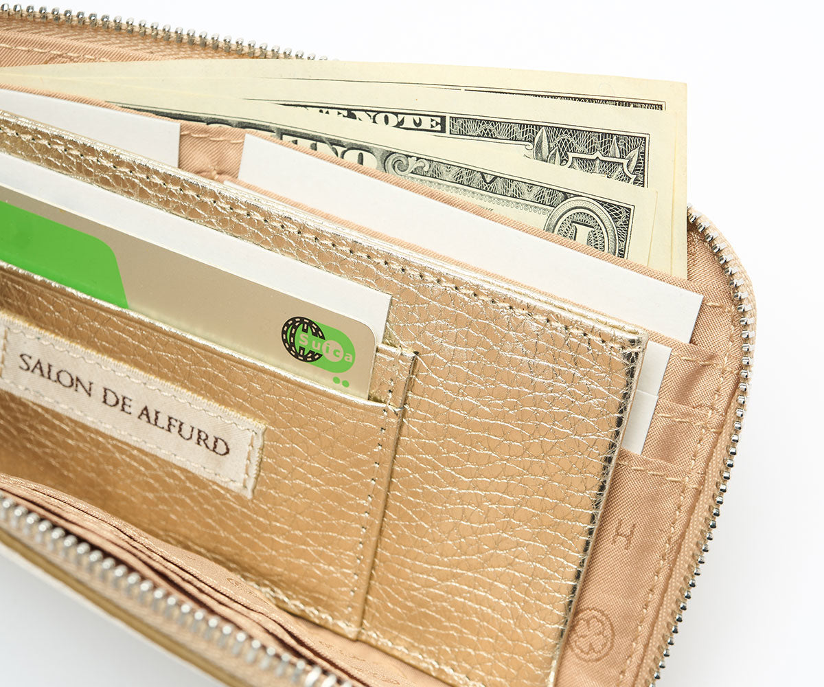 L字ファスナー 長財布 SAロゴ入り 1820-sa