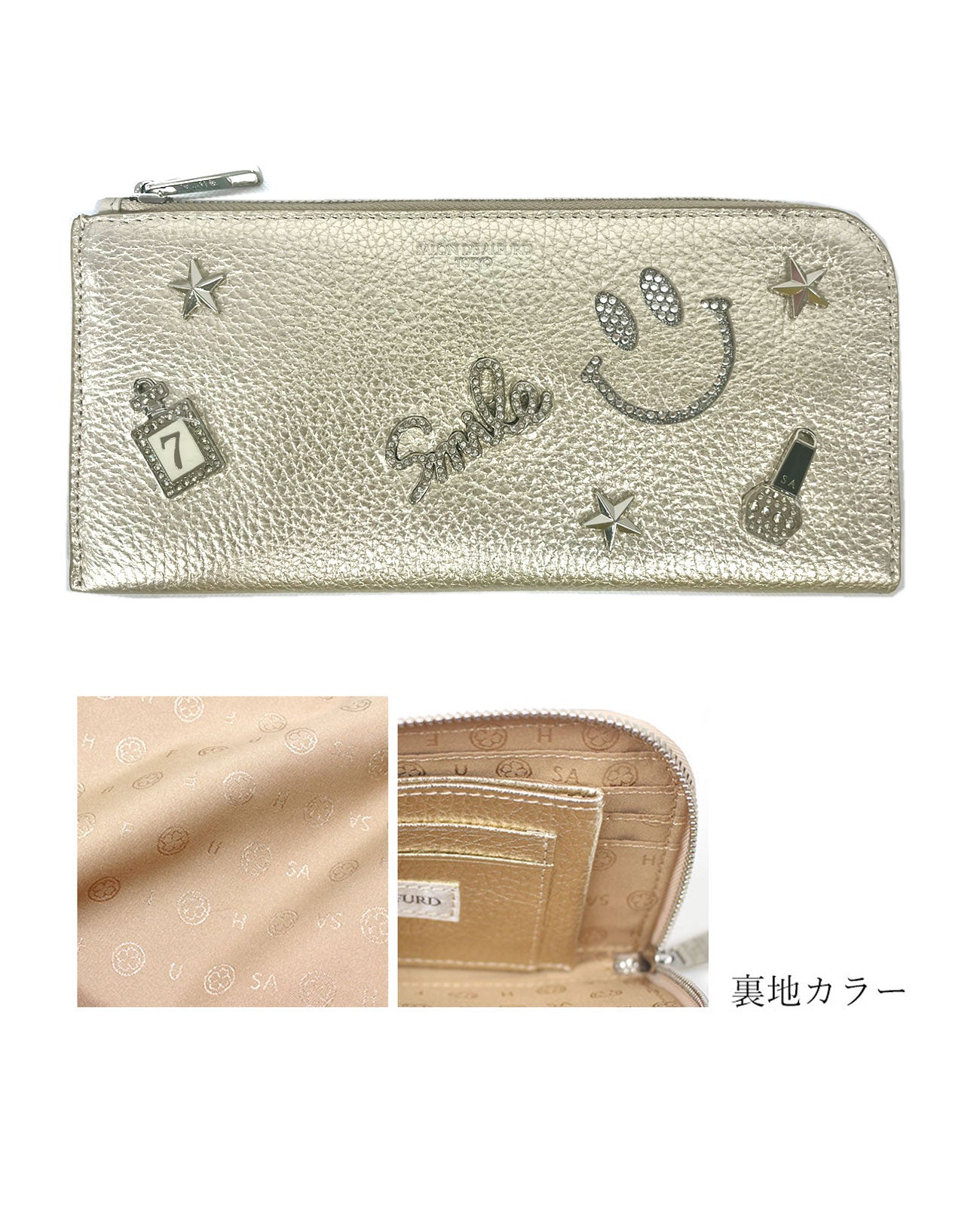 ルクーチェ L字ファスナー 長財布 1302