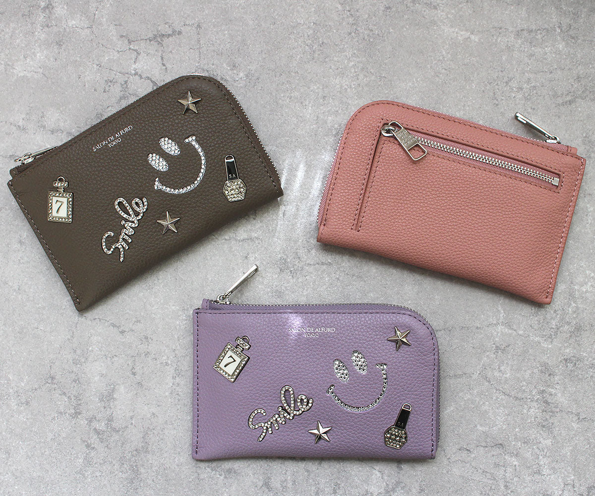 ルクーチェ L字ファスナー ミニ財布 スペイン製レザーVer. 1352-sc