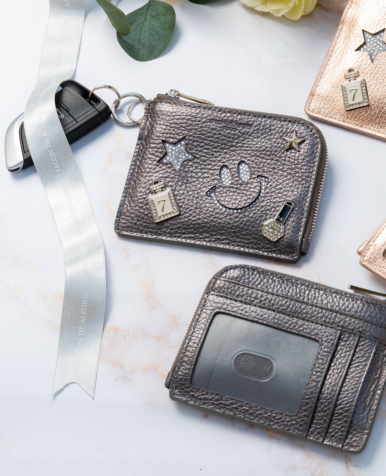 ルクーチェ L字ファスナー マイクロマルチウォレット 1561