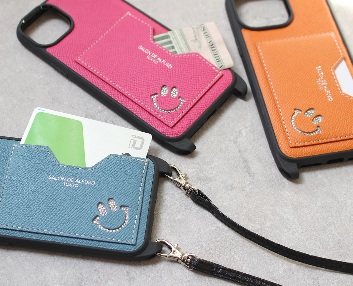 スマイルクリスタル スマホカバーケース ショルダー付きVer. 1794