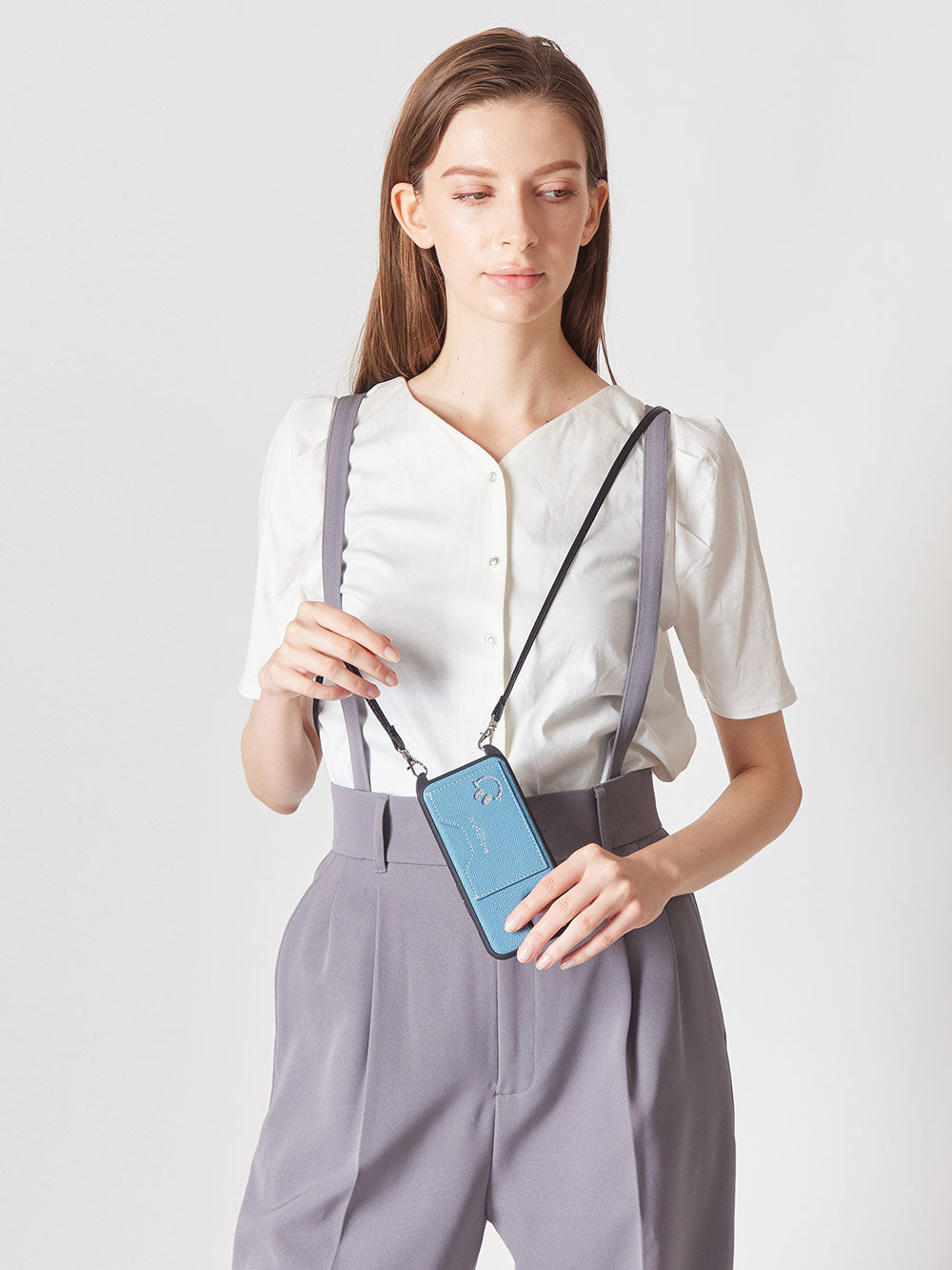 スマイルクリスタル スマホカバーケース ショルダー付きVer. 1794