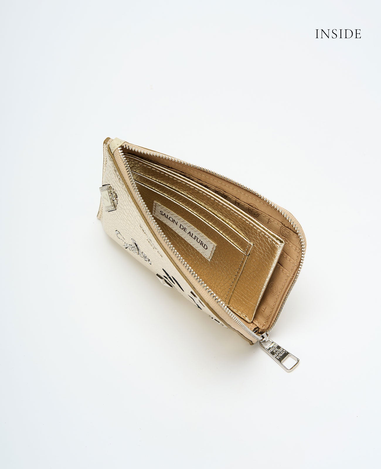 ルクーチェ L字ファスナー ミニ財布 1352