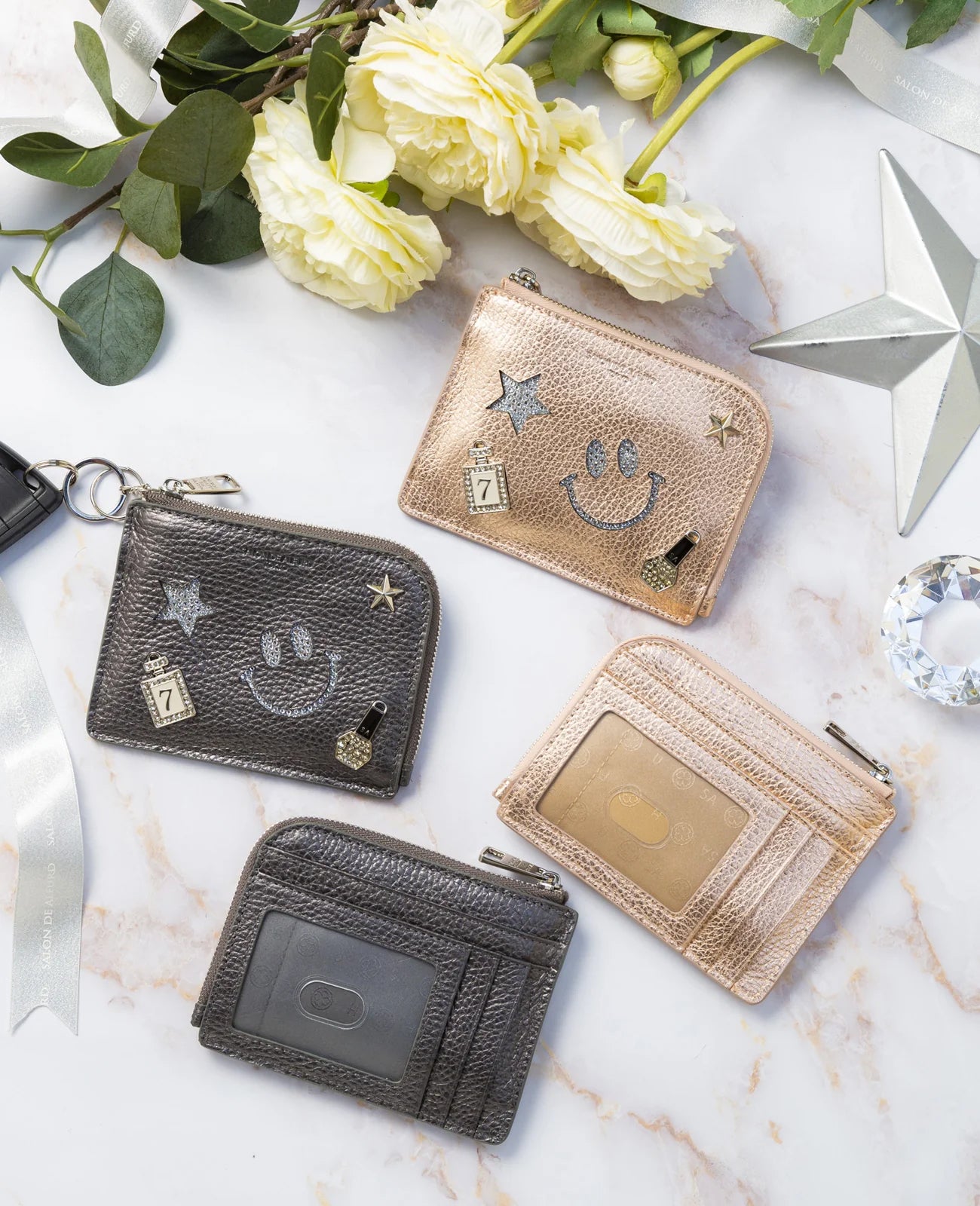 ルクーチェ L字ファスナー マイクロマルチウォレット 1561