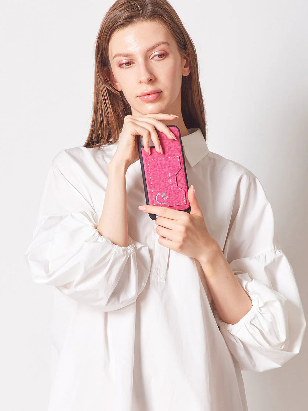 スマイルクリスタル スマホカバーケース ショルダー付きVer. 1794