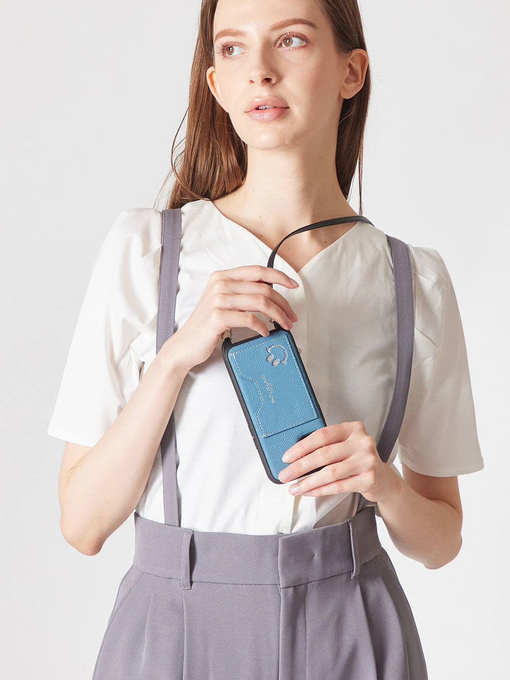 スマイルクリスタル スマホカバーケース ショルダー付きVer. 1794