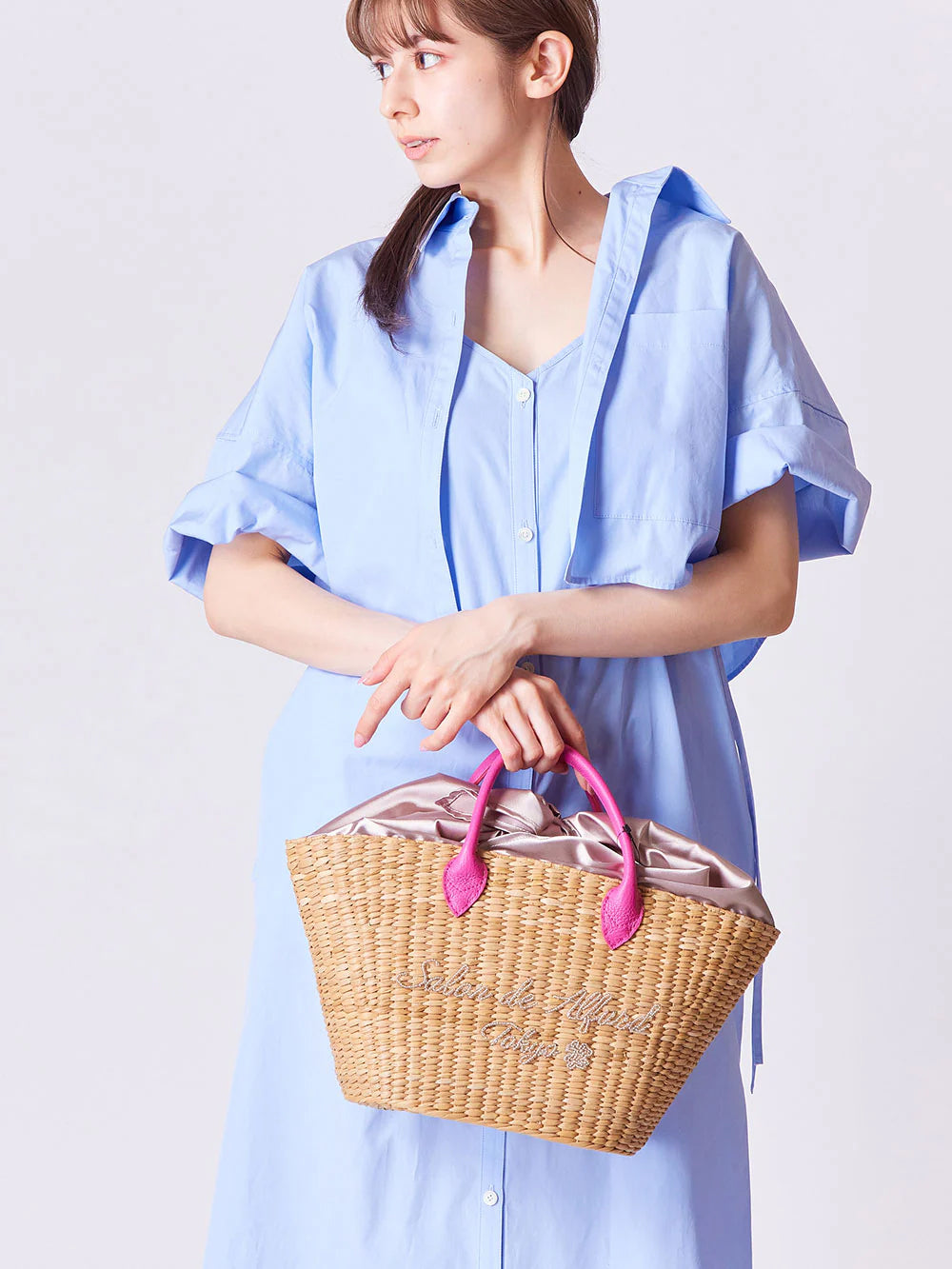 かごトートバッグ クローバーロゴ 1803