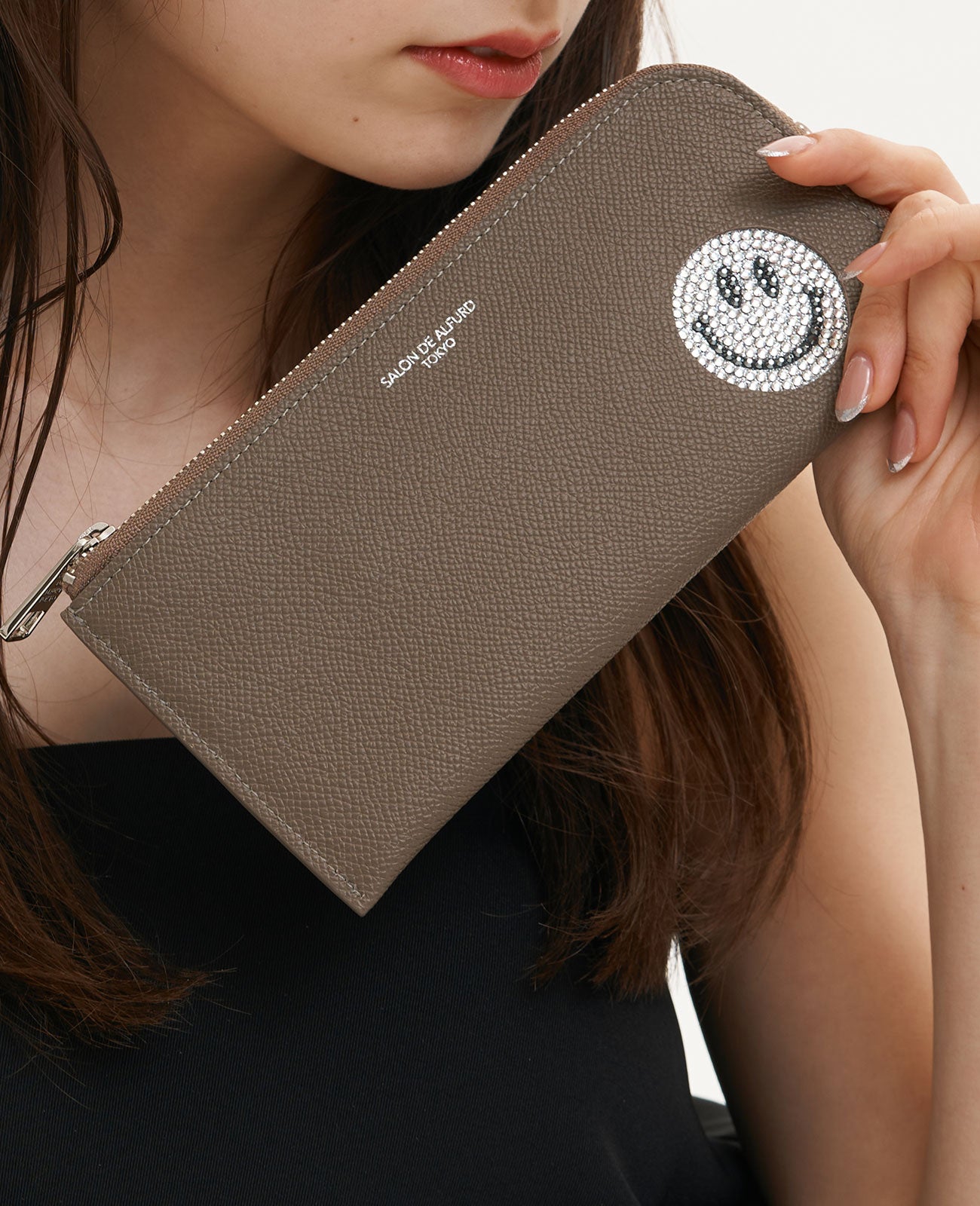 スマイル L字長財布 ボックスカーフVer. 1855-bx-s