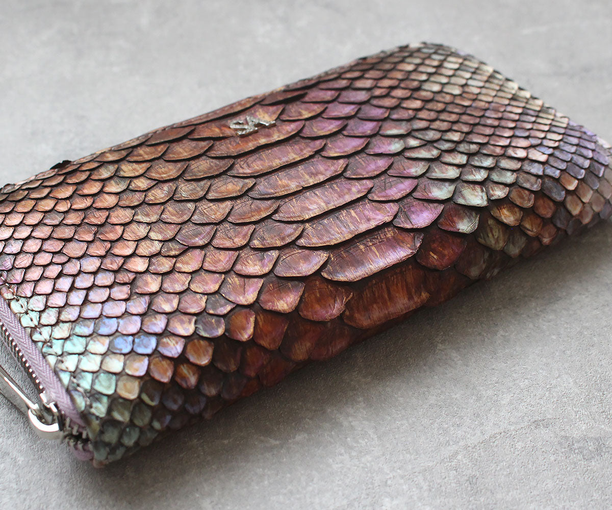 アンジェリーナ長財布 パイソンレザー SAロゴ 1900