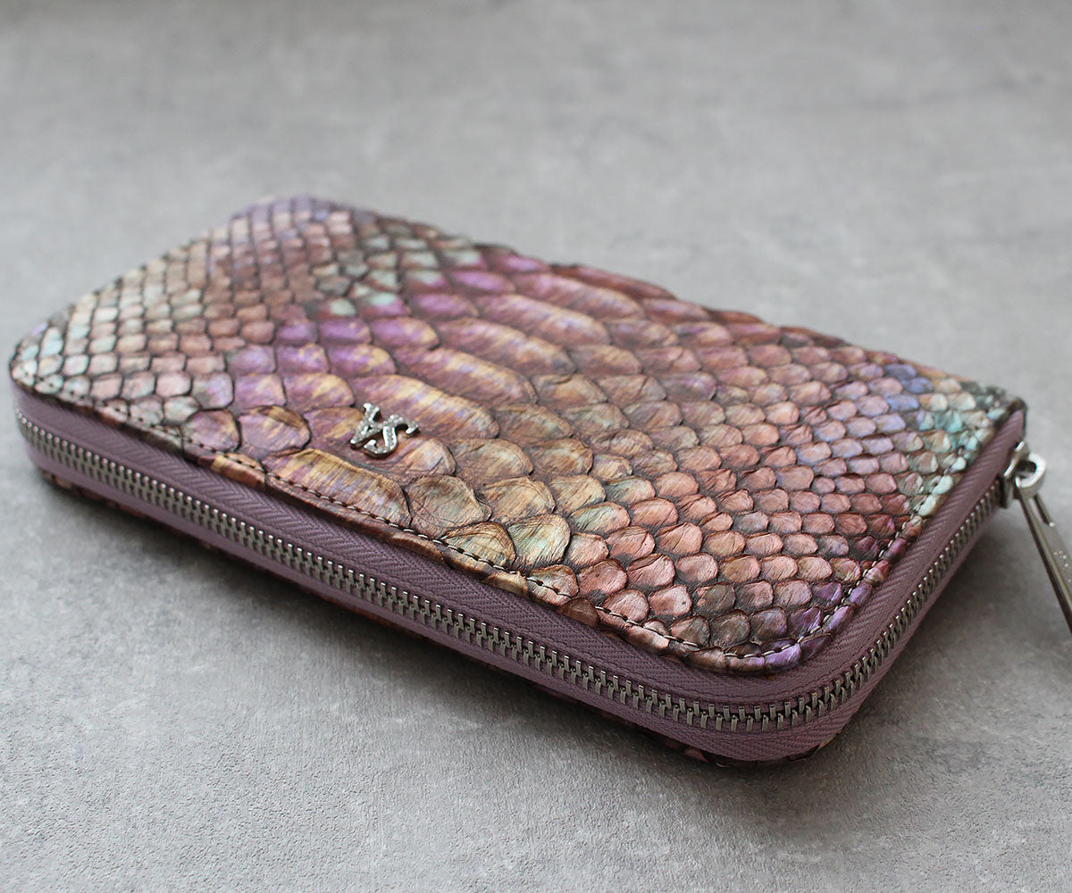 アンジェリーナ長財布 パイソンレザー SAロゴ 1900