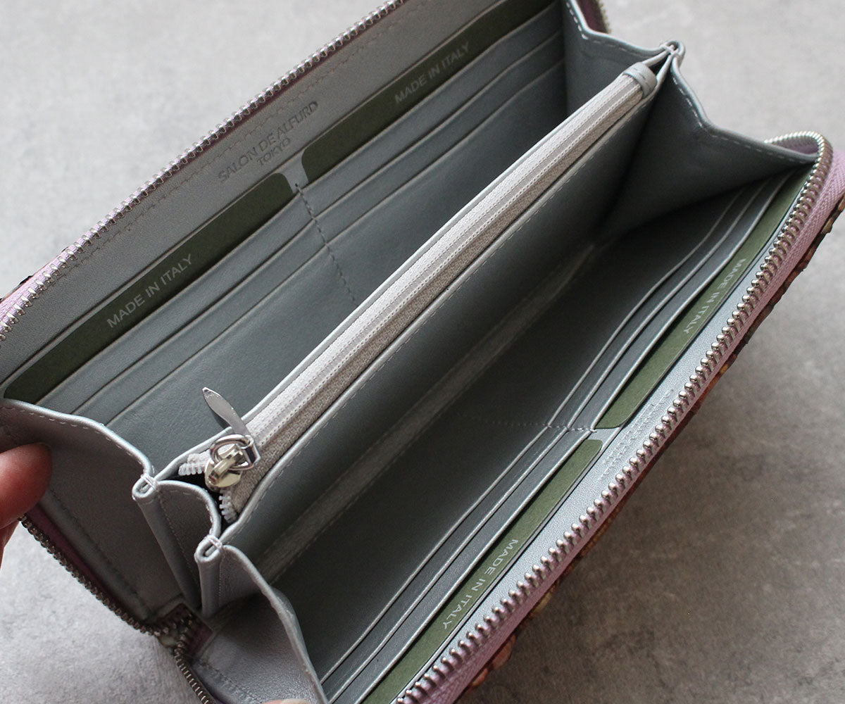 アンジェリーナ長財布 パイソンレザー SAロゴ 1900