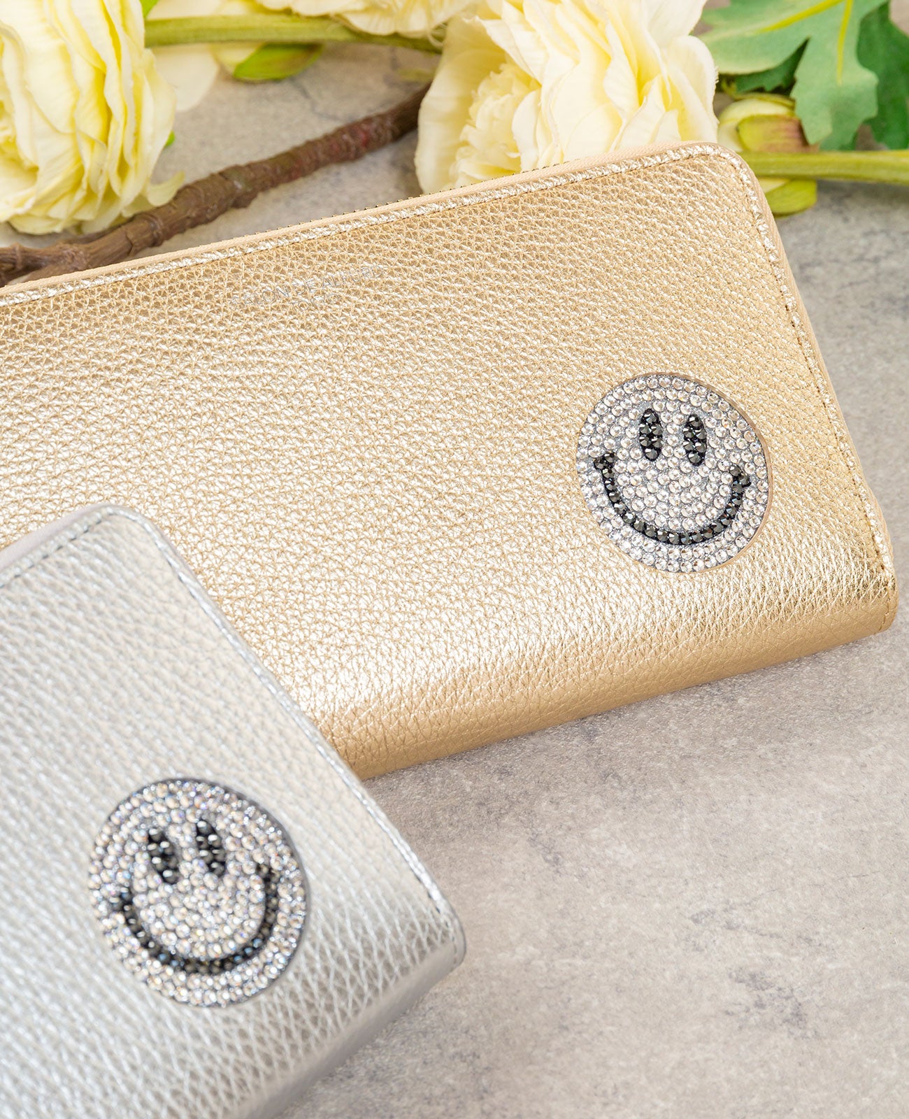 スマイル ラウンドファスナー長財布 0711-sw