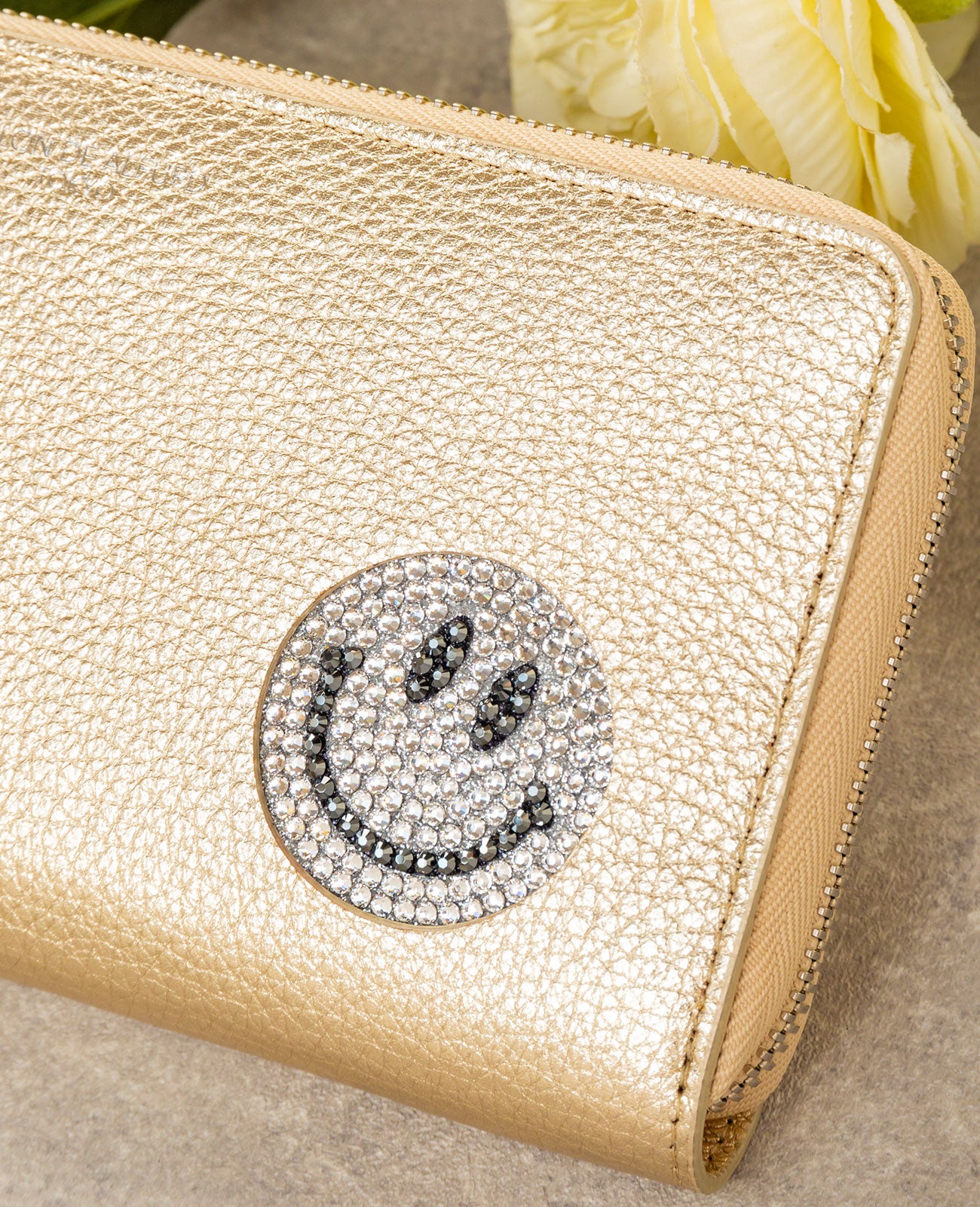 スマイル ラウンドファスナー長財布 0711-sw