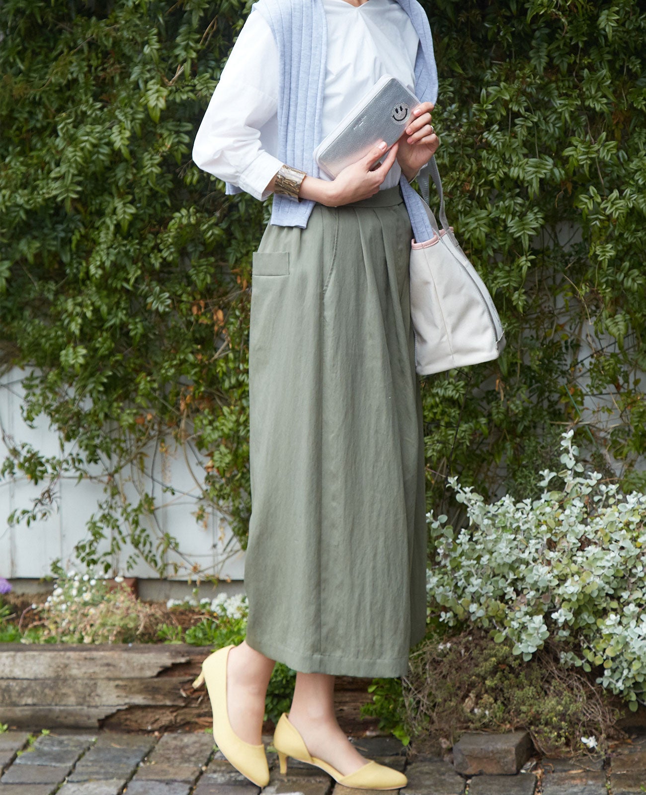 スマイル ラウンドファスナー長財布 0711-sw