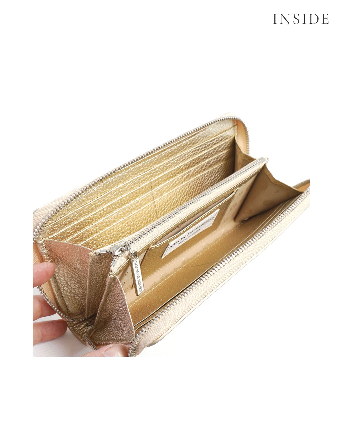 スマイル ラウンドファスナー長財布 0711-sw