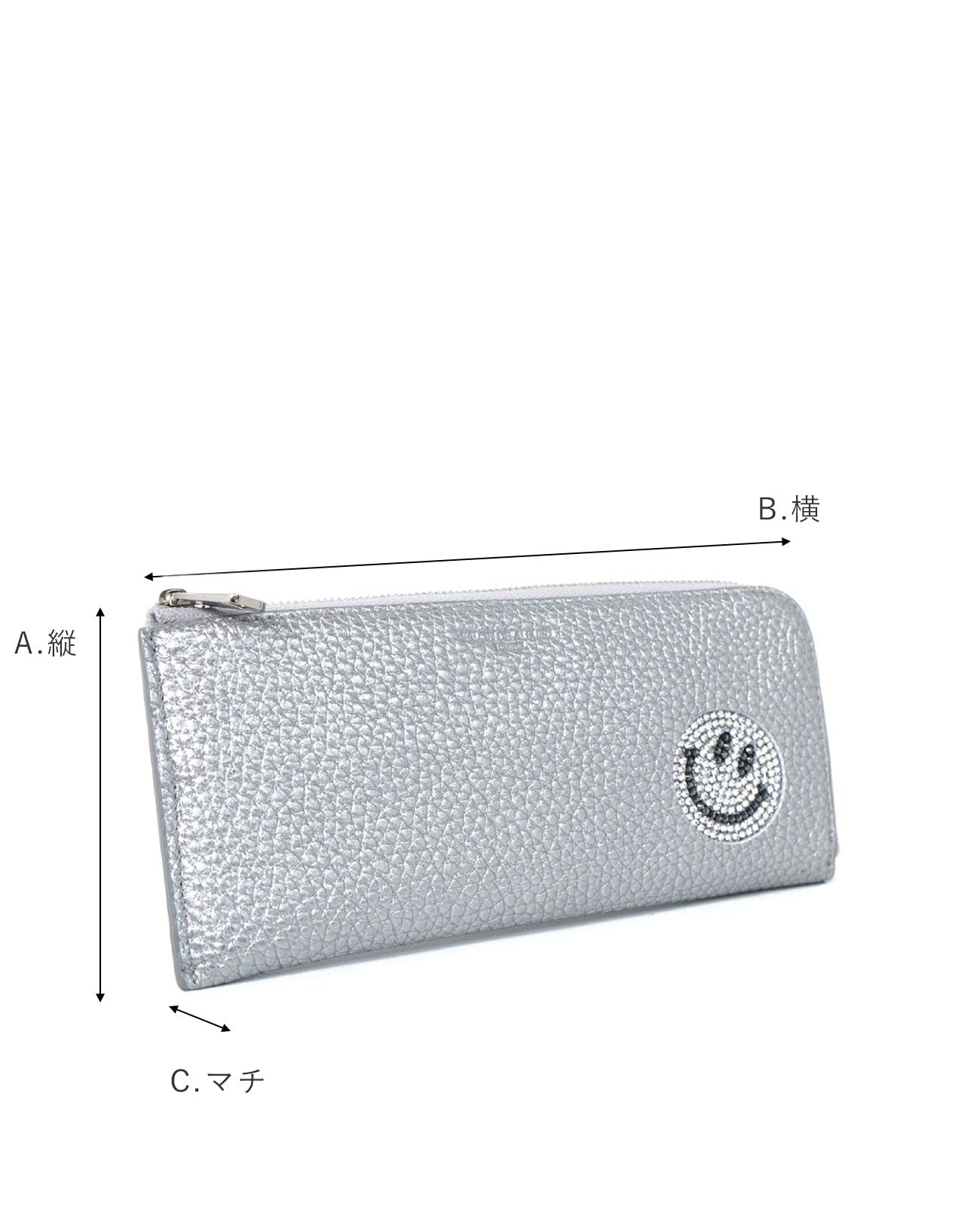 スマイル L字長財布 ルッソグレインドレザーVer. 1412-sw-lu