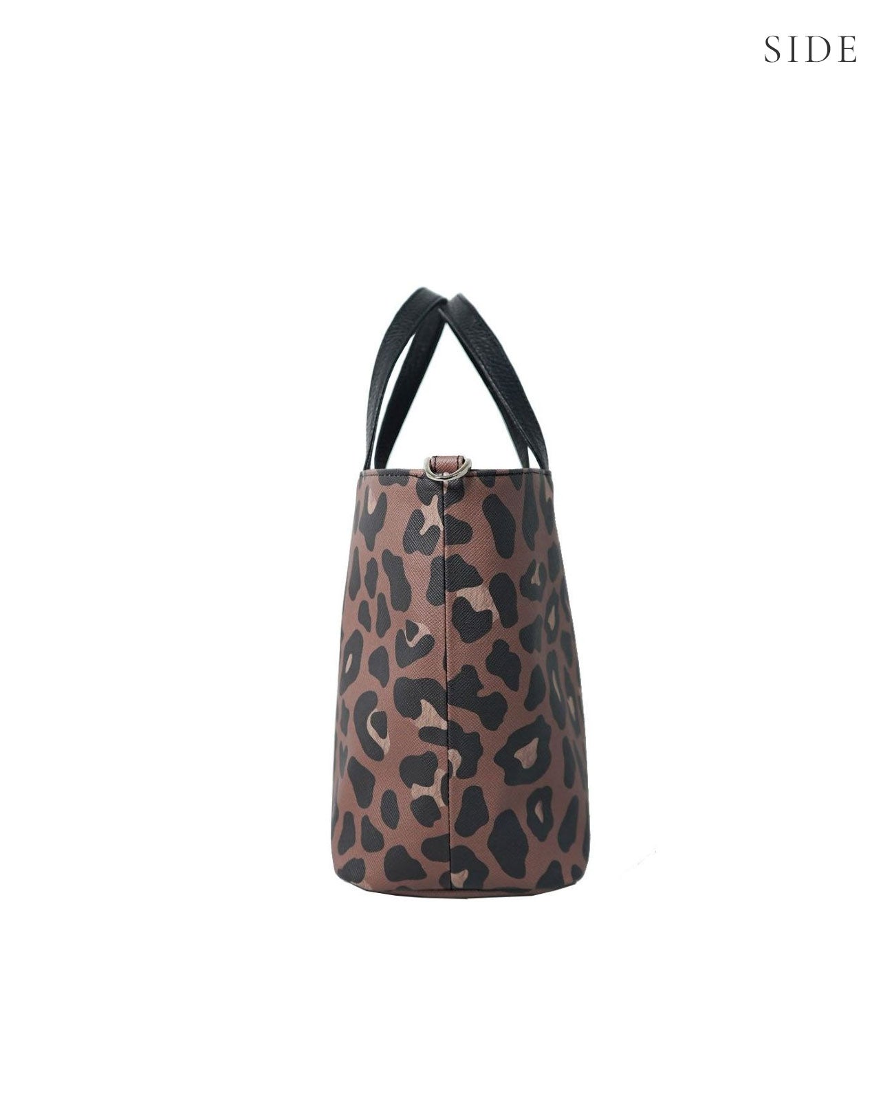 サックドプロムナード レオパード柄 ヴィーガンレザー トートバッグ SSサイズ 1599-leo