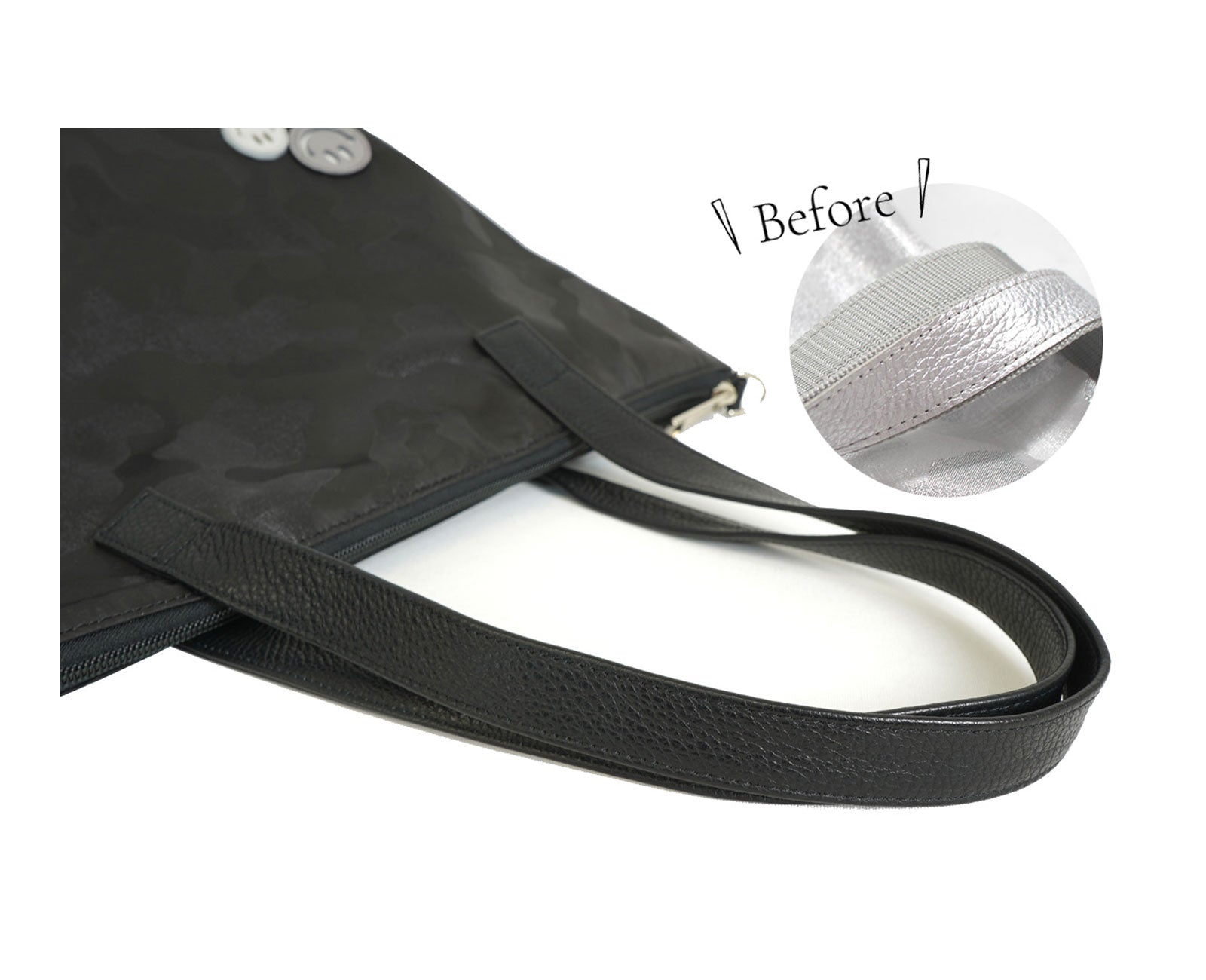 スマイル グリッターカモフラ フランチェスカ トートバッグ 1623