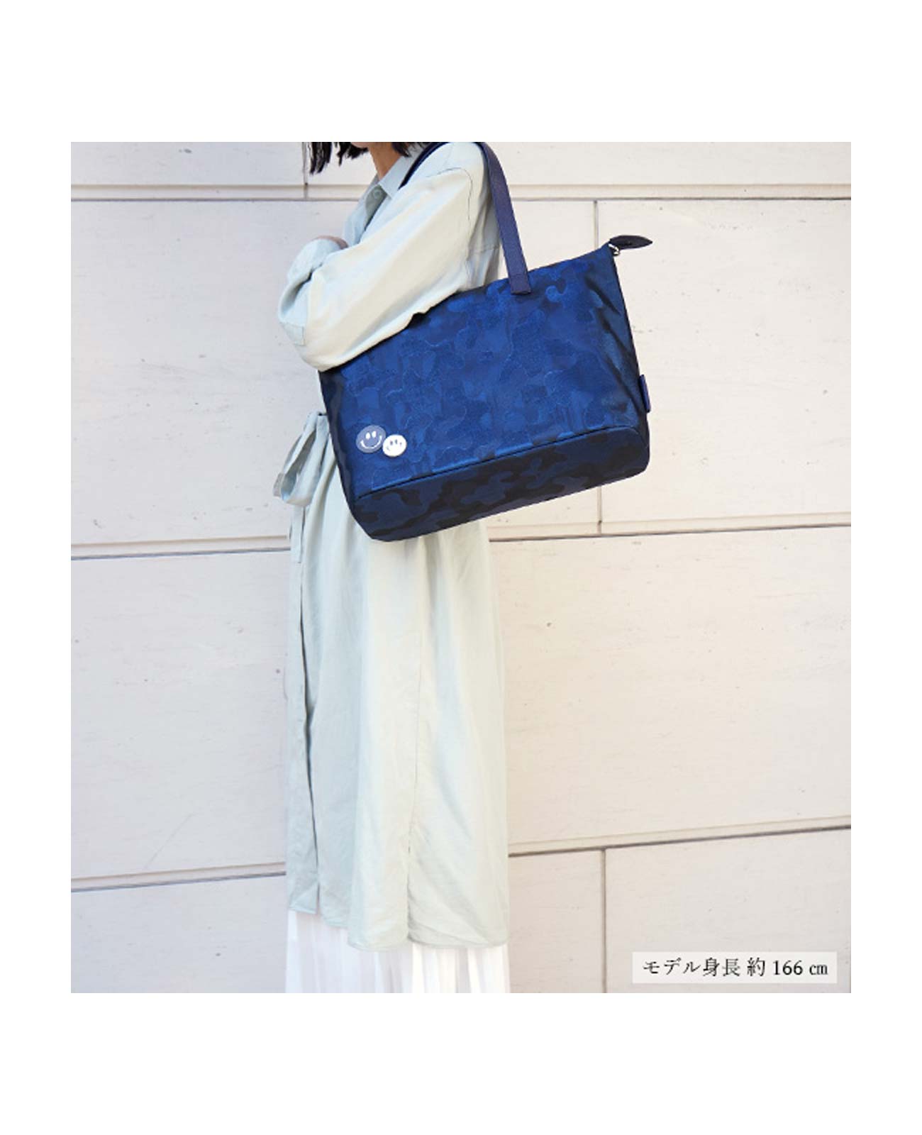 スマイル グリッターカモフラ フランチェスカ トートバッグ 1623