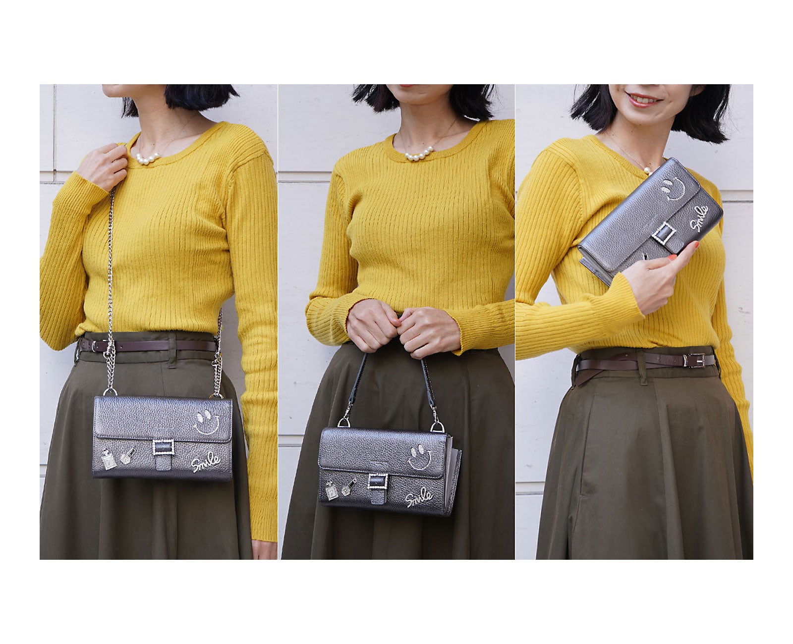 ルクーチェ 3WAY お財布ポシェット 1627