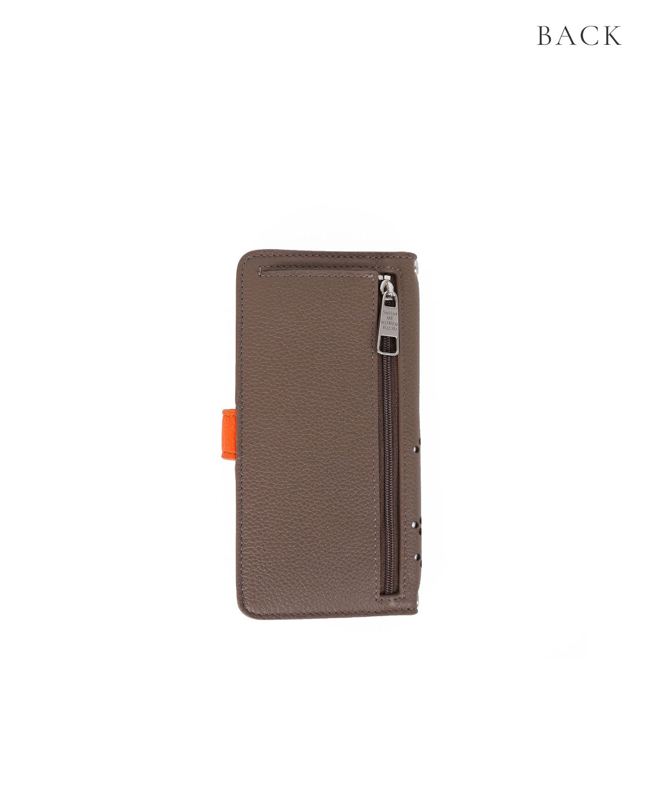 スマイル パンチング 多機種対応 手帳型スマホケース スペインカーフVer. 1665-sc