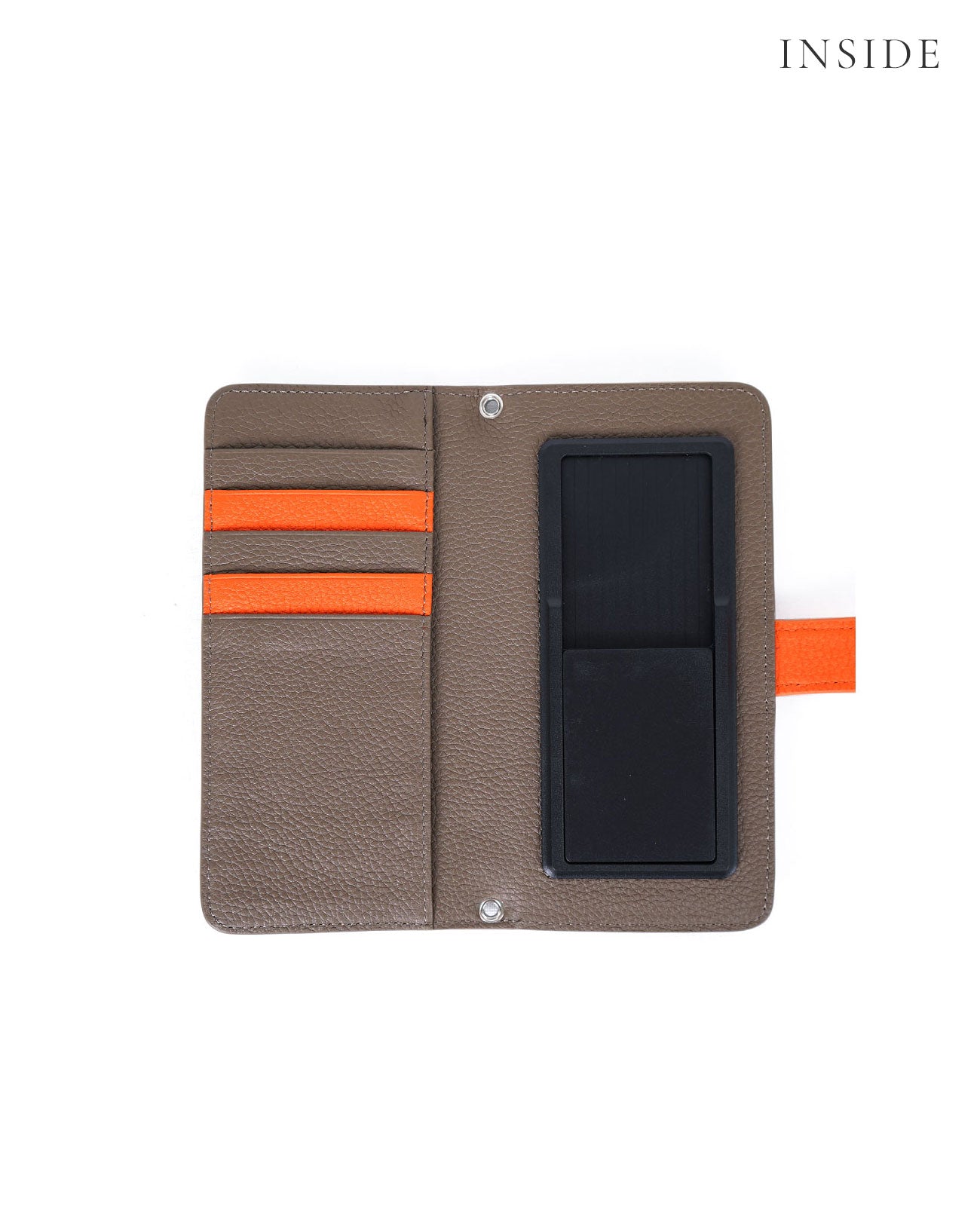 スマイル パンチング 多機種対応 手帳型スマホケース スペインカーフVer. 1665-sc