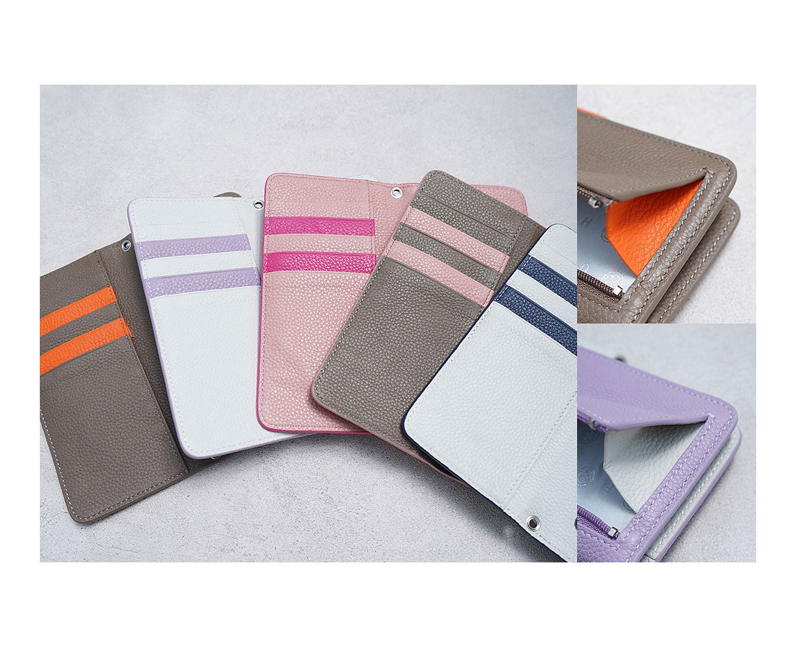 スマイル パンチング 多機種対応 手帳型スマホケース スペインカーフVer. 1665-sc