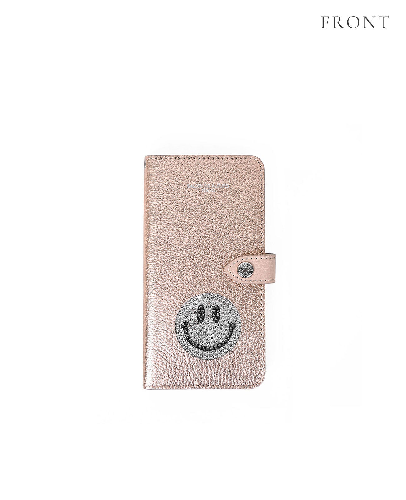 スマイル 多機種対応 手帳型スマホケース 1683