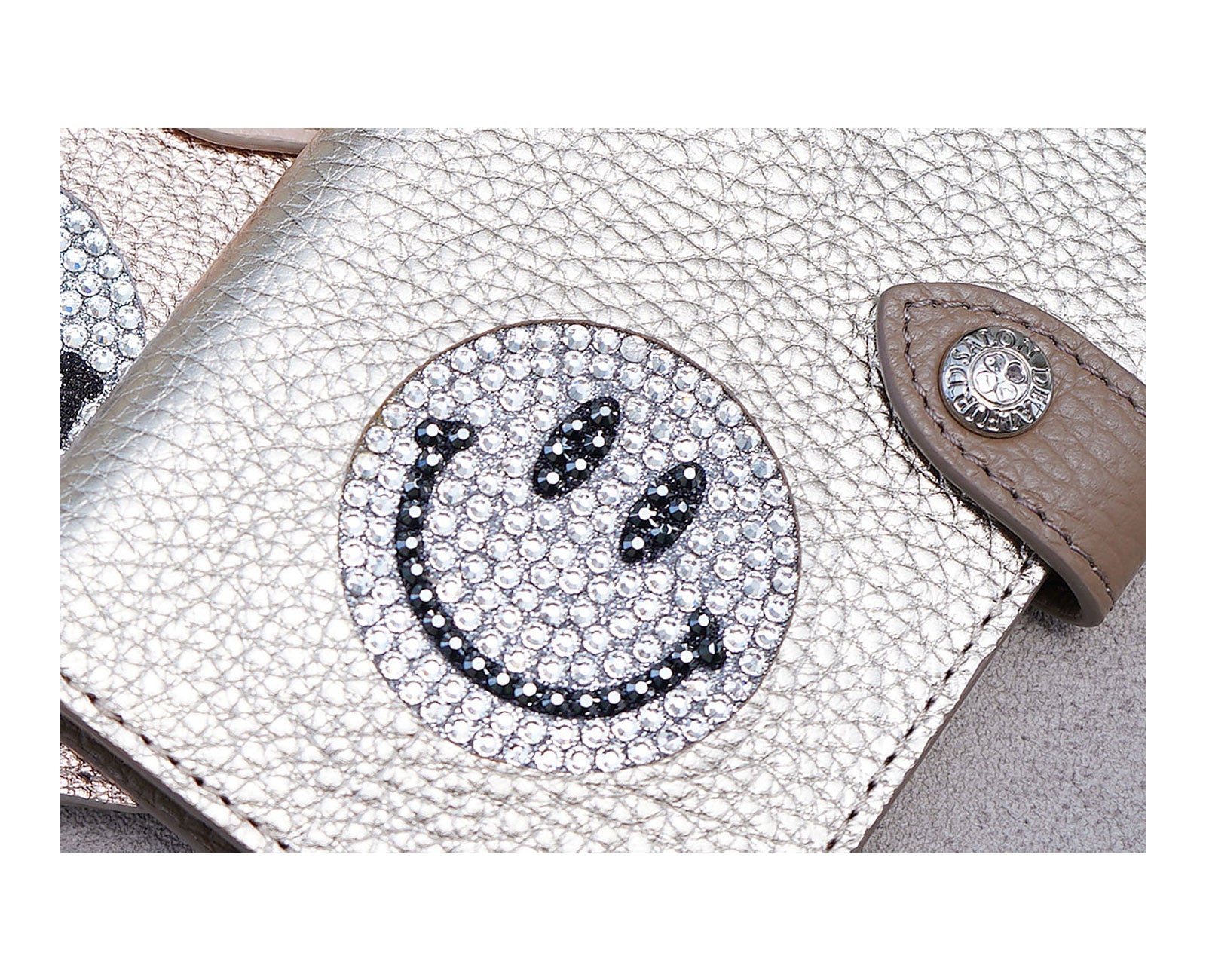 スマイル 多機種対応 手帳型スマホケース 1683