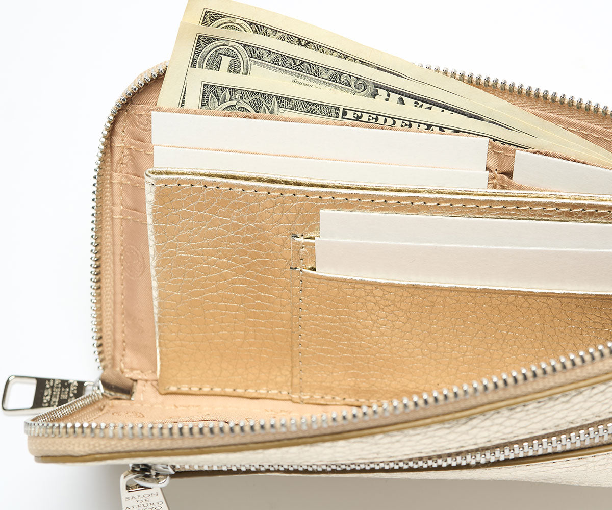 L字ファスナー 長財布 SAロゴ入り 1820-sa