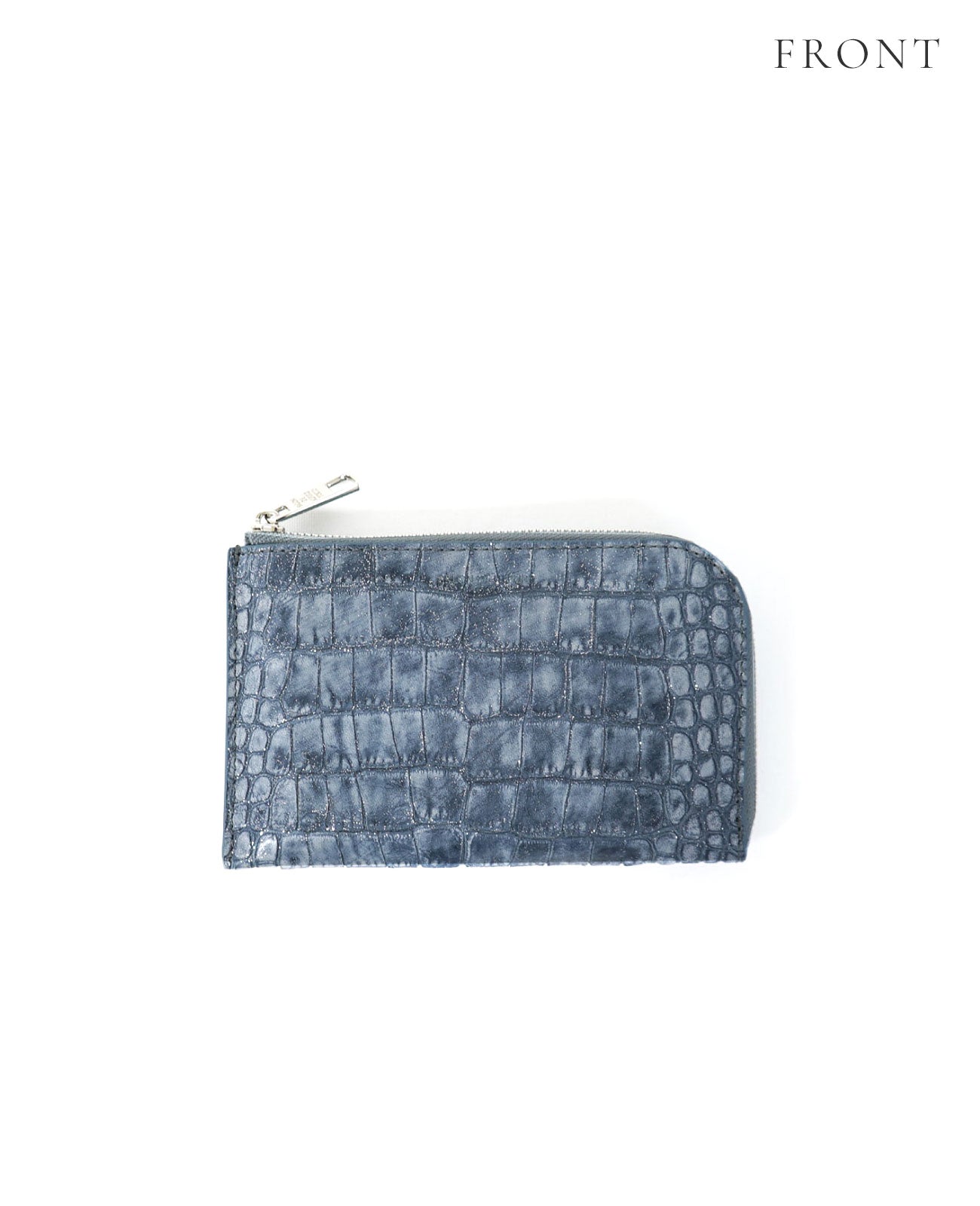 20%OFF  [OUTLET] キャリーL字ミニ財布 グリッタークロコ型押しレザー1571-gli-02