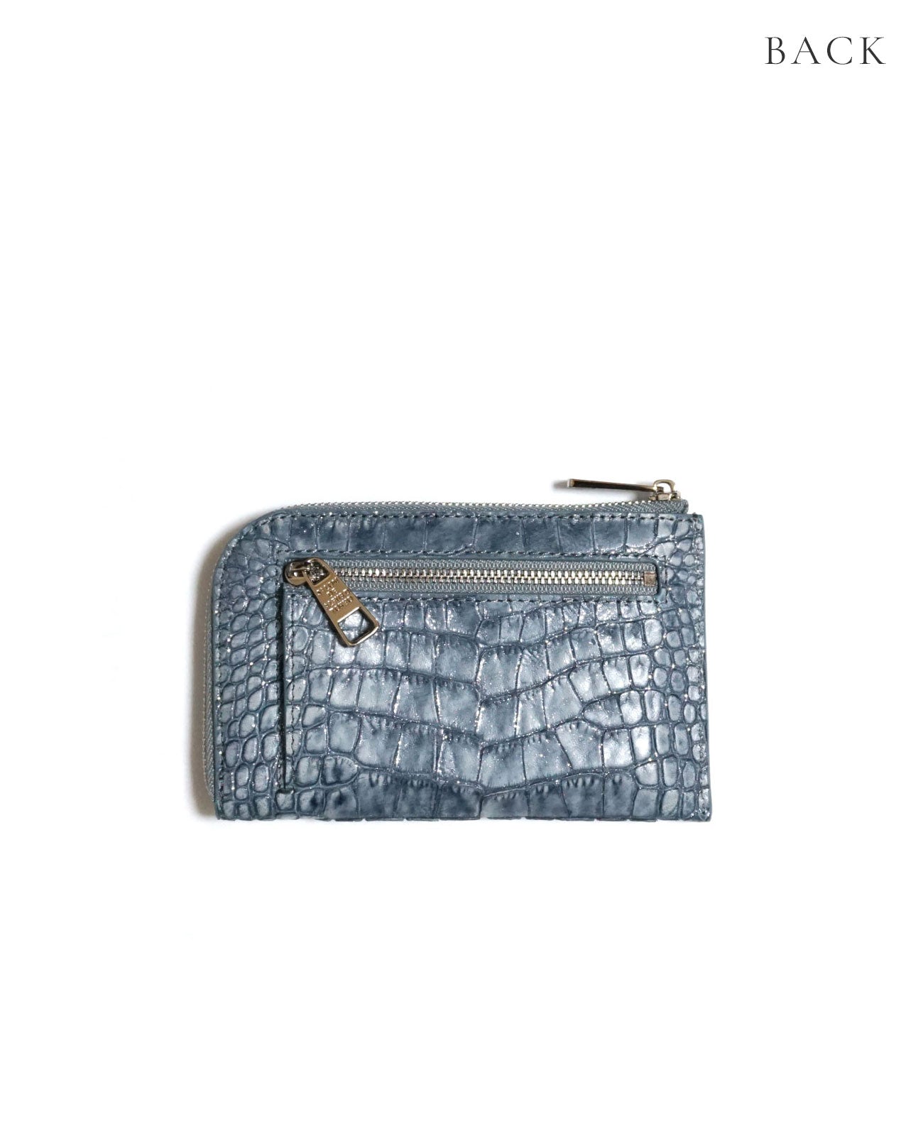 20%OFF  [OUTLET] キャリーL字ミニ財布 グリッタークロコ型押しレザー1571-gli-02