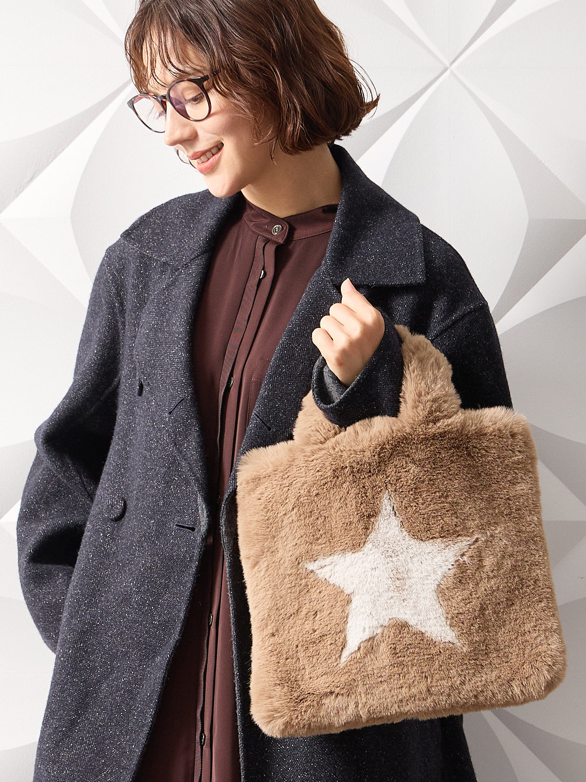 モデル着用カラー：モカ