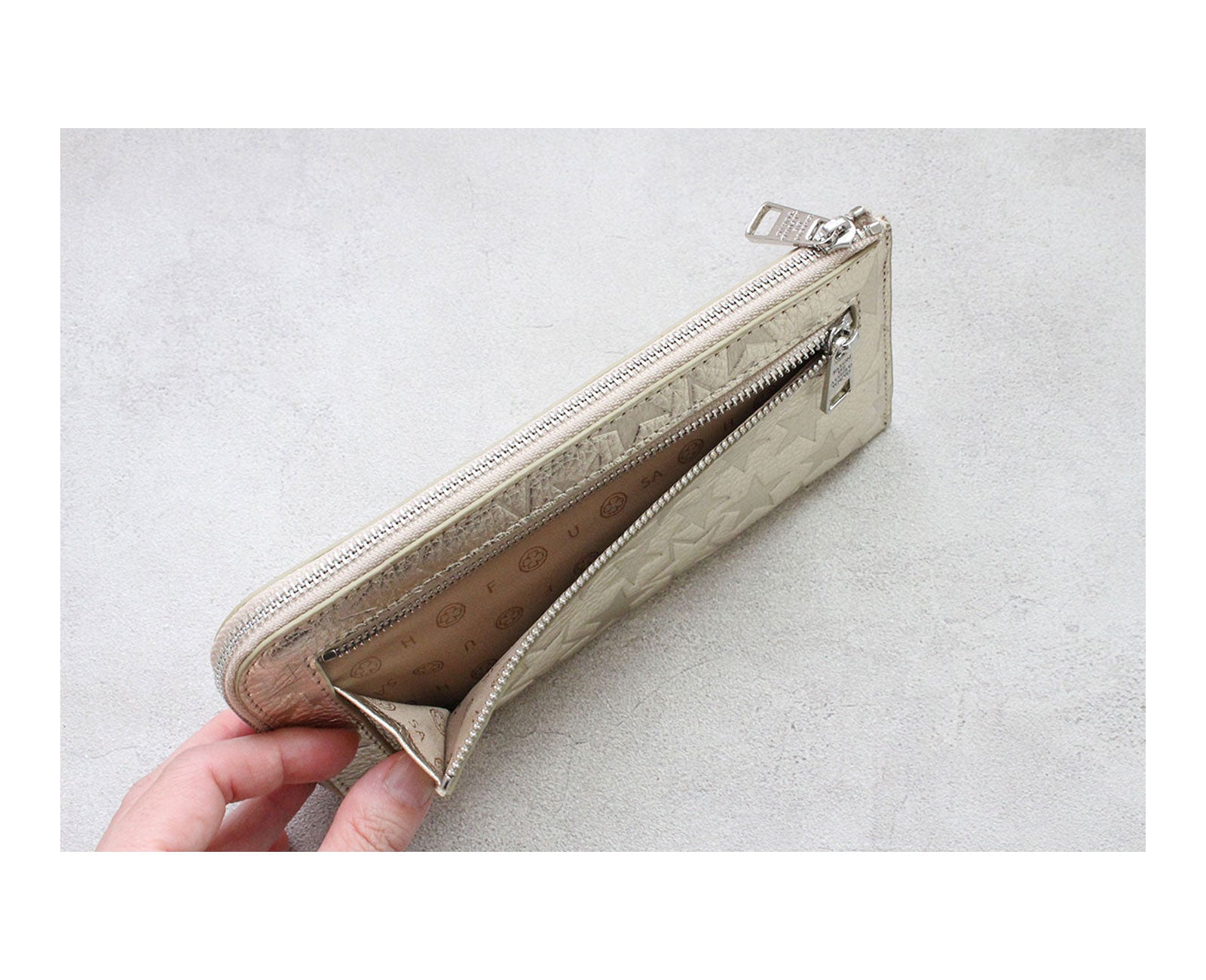 10％OFF  [OUTLET]  スリースター L字長財布 1664-02