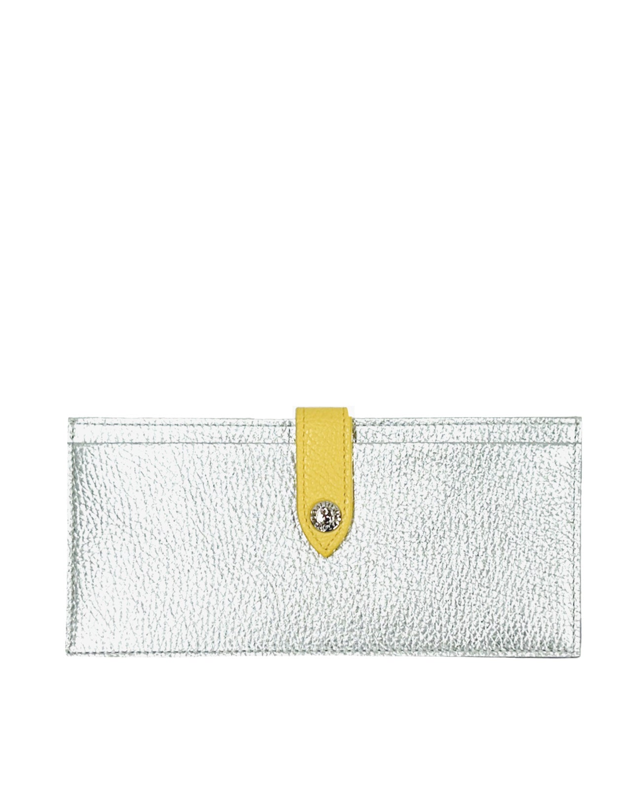 カラー：シュリンク型押しシルバー×イエロー