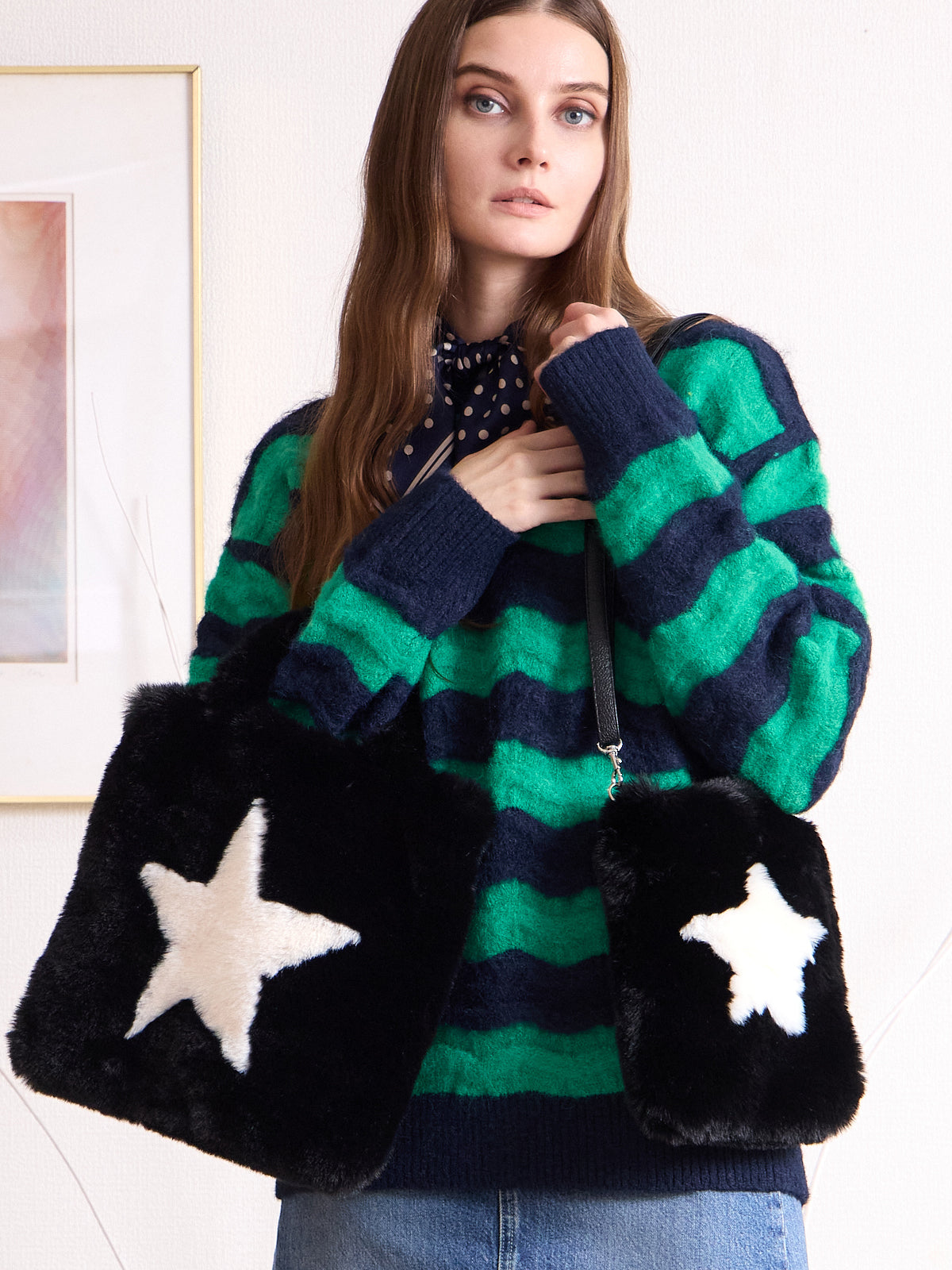 モデル着用カラー：ブラック　※トートバッグは別売りです