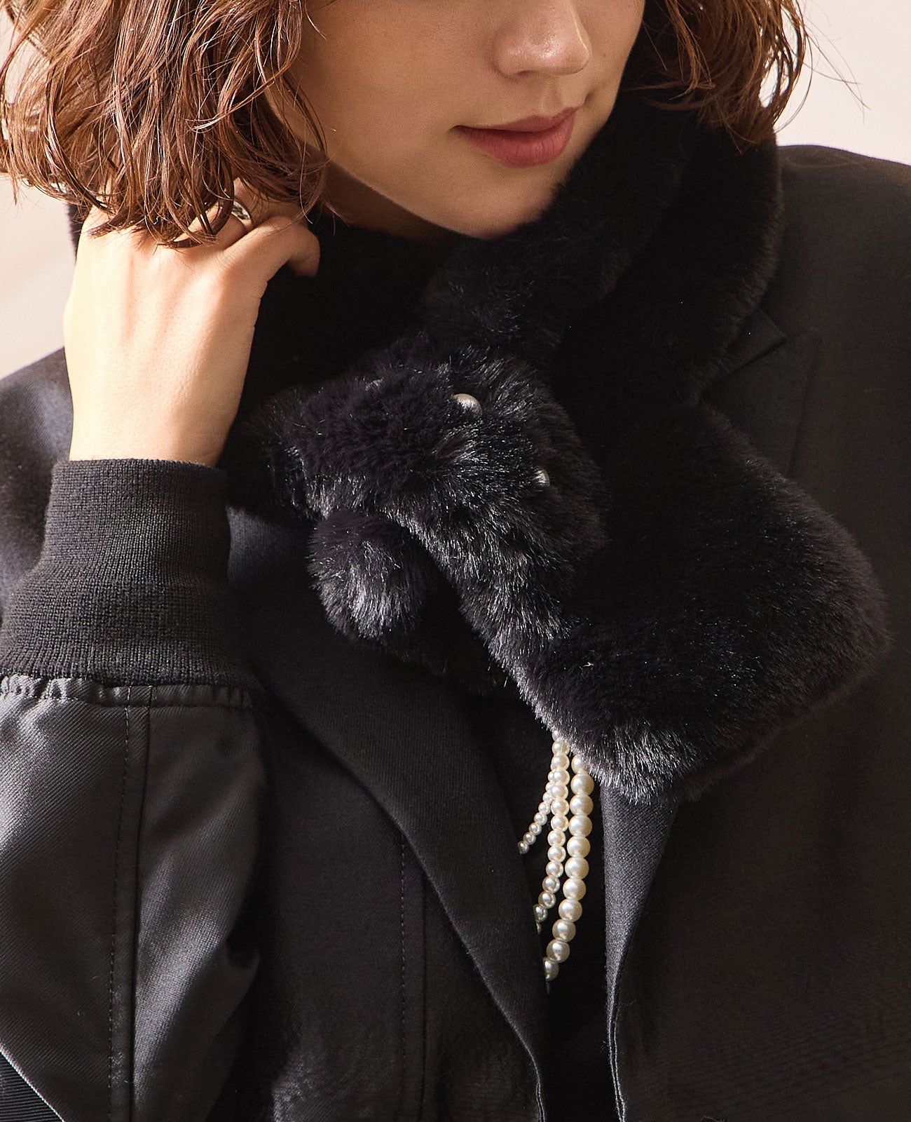 モデル着用カラー：ブラック