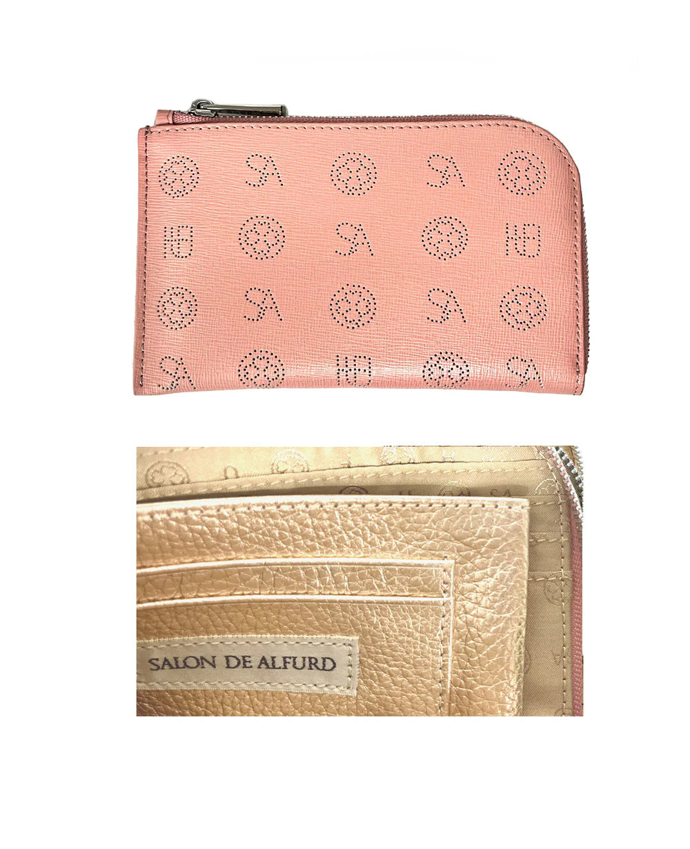 20%OFF [OUTLET] happy for you ＆ SA モノグラムL字ミニ財布 1755 -02