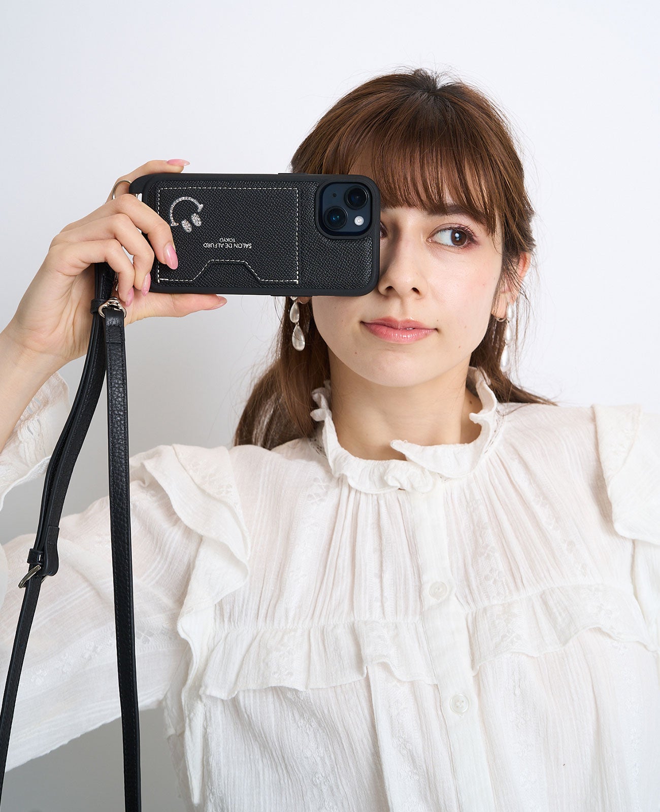 ブラック　※レザー製ロングショルダーは別売