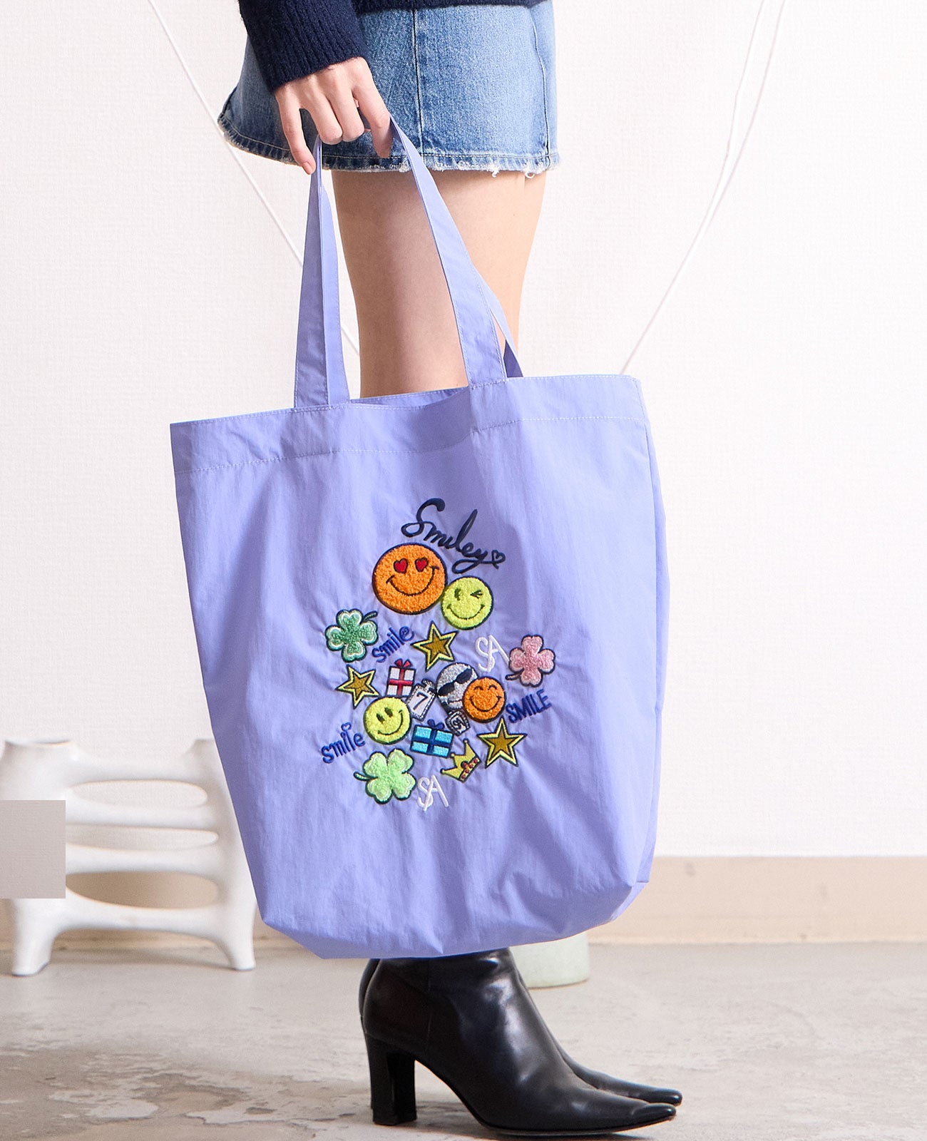 モデル着用カラー：ブルーラベンダー