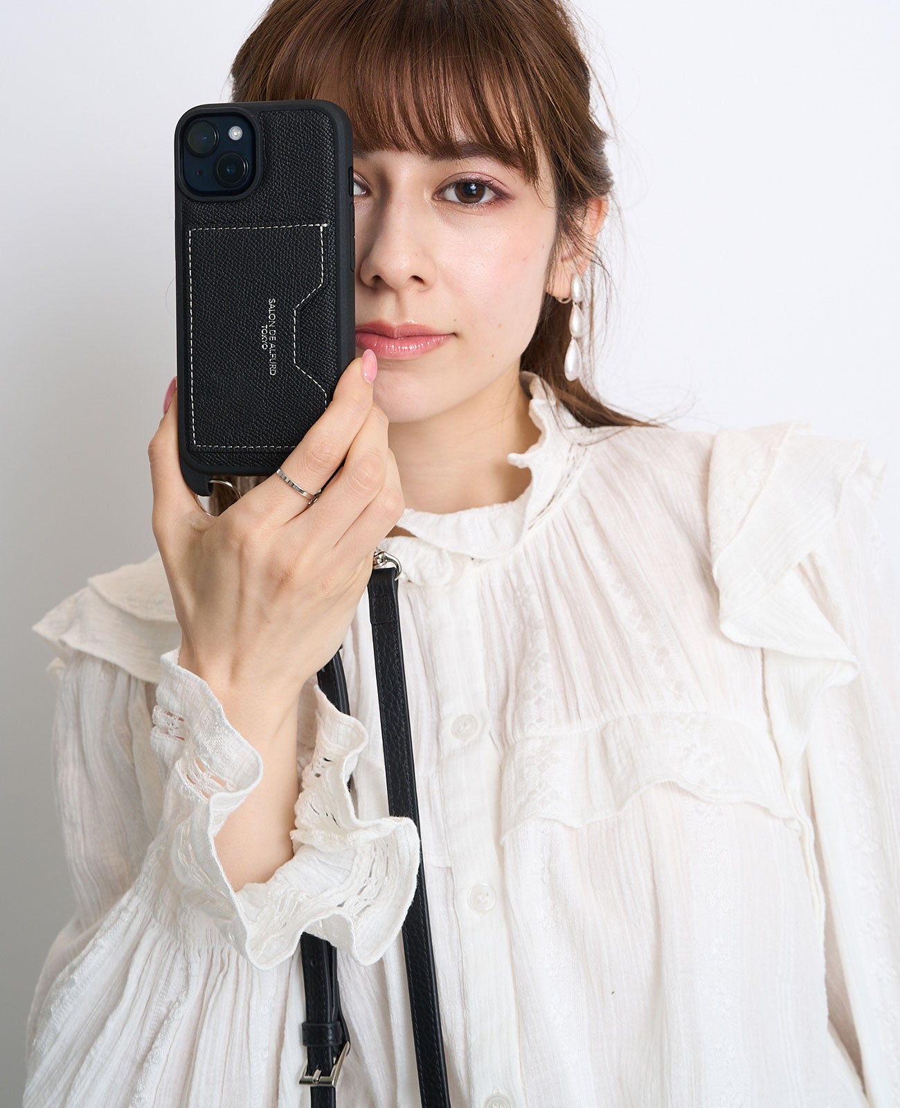 ブラック　※レザー製ロングショルダーは別売