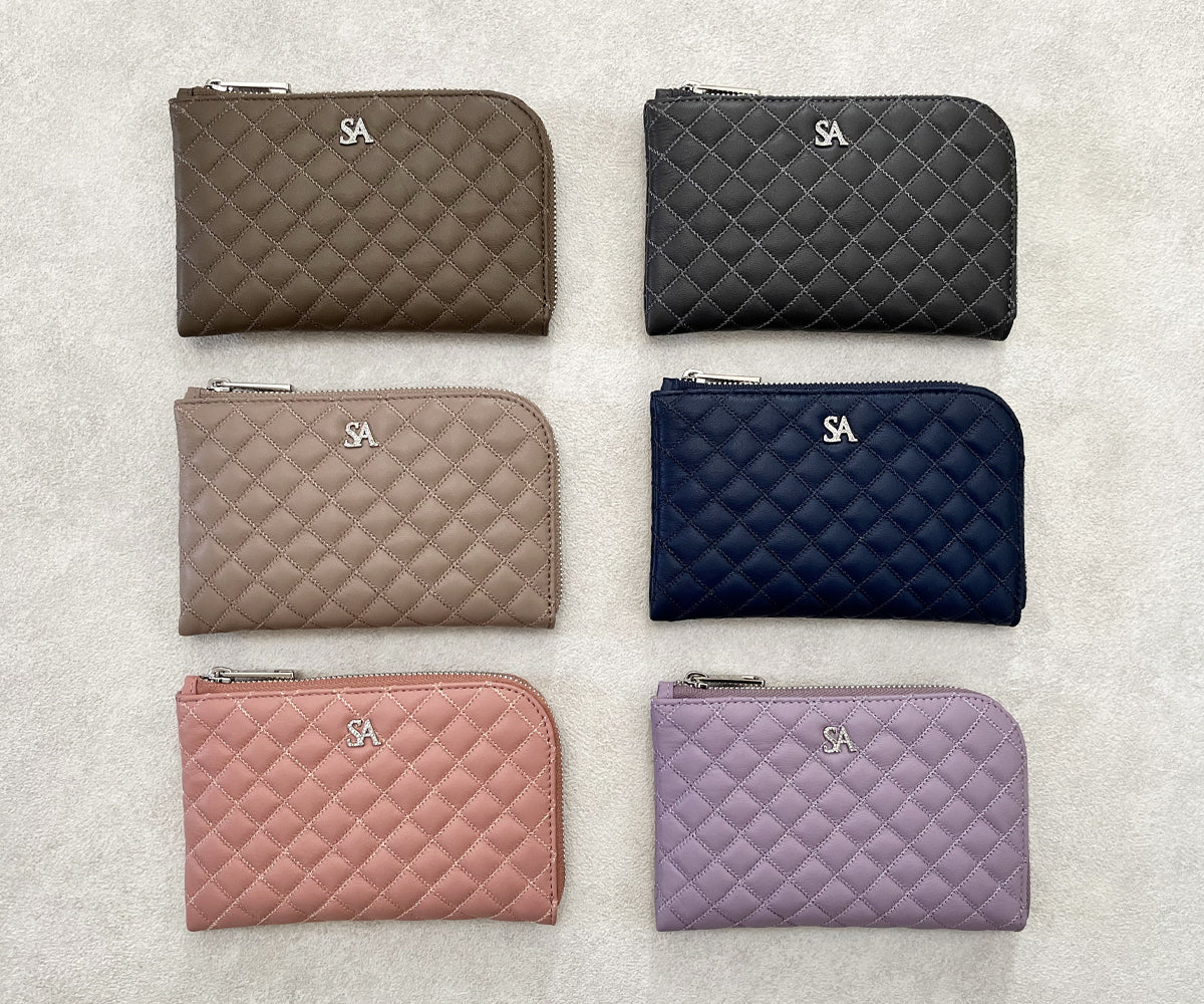 大人女性のためのミニ財布。美しく整う上質な6カラー