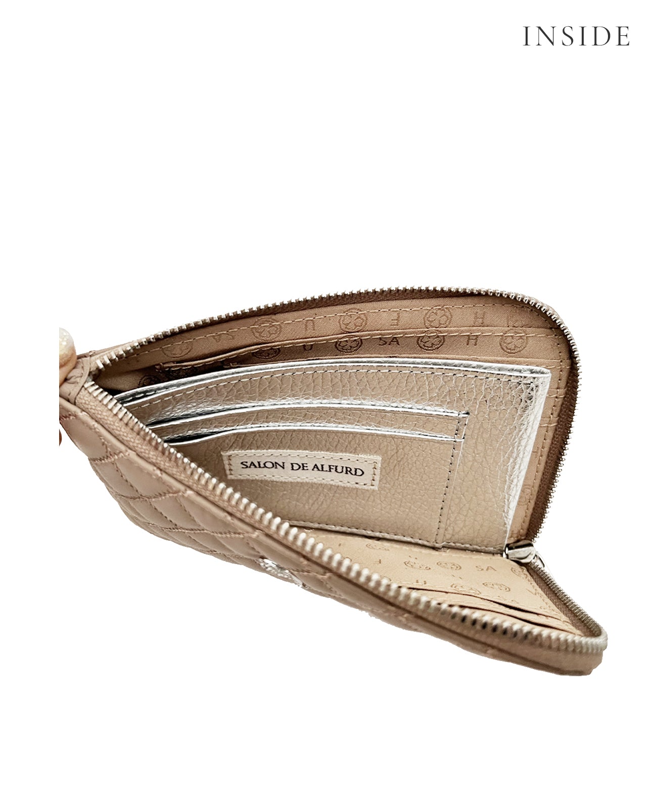 テネラ L字ファスナーミニ財布 SAロゴ入り 1819stn-sa