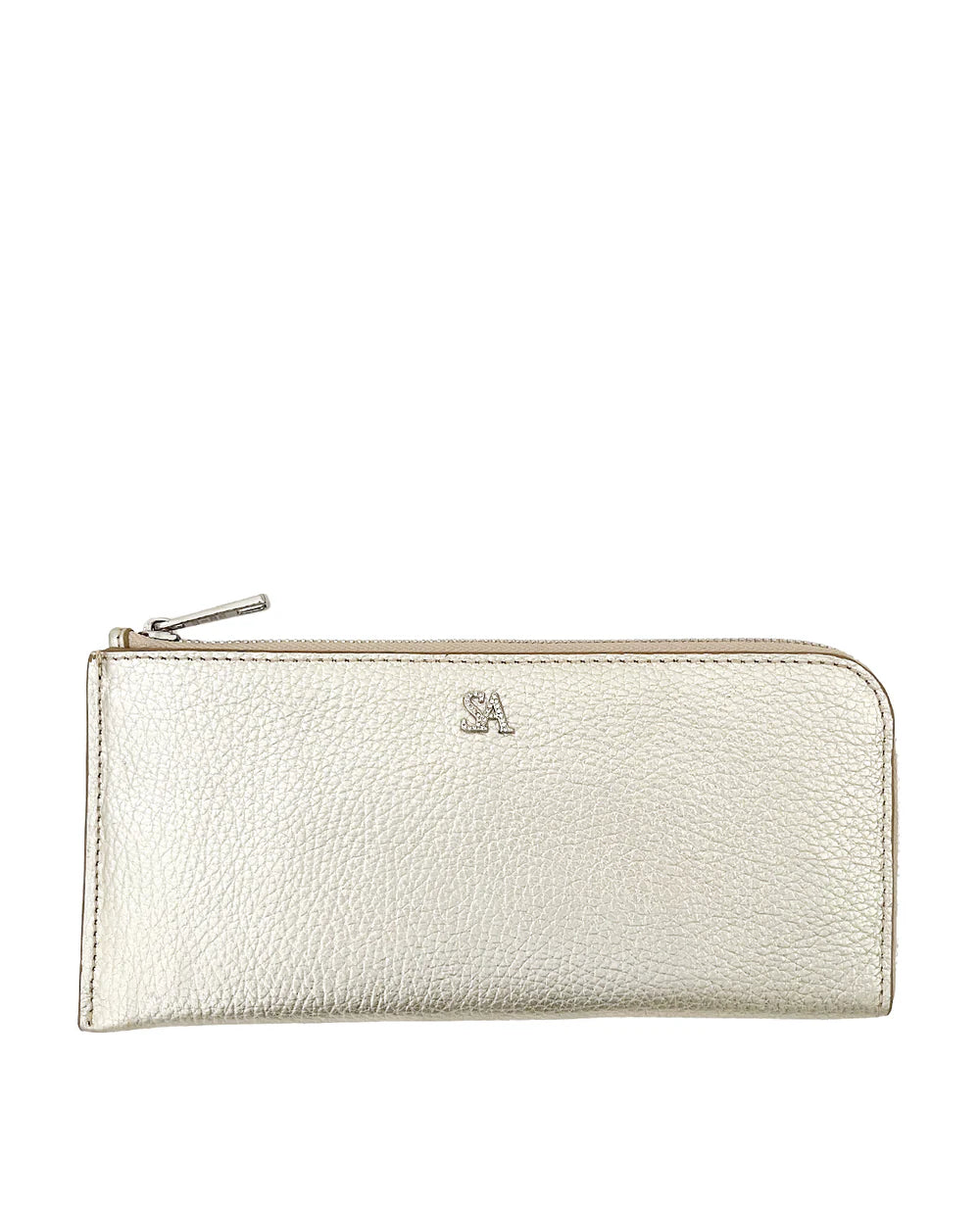 10%OFF [OUTLET] L字ファスナー 長財布 SAロゴ入り 1820-sa-02