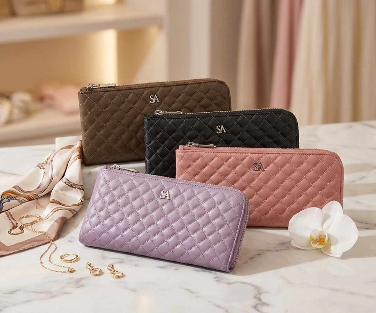 テネラ L字ファスナー長財布 SAロゴ入り 1820stn-sa