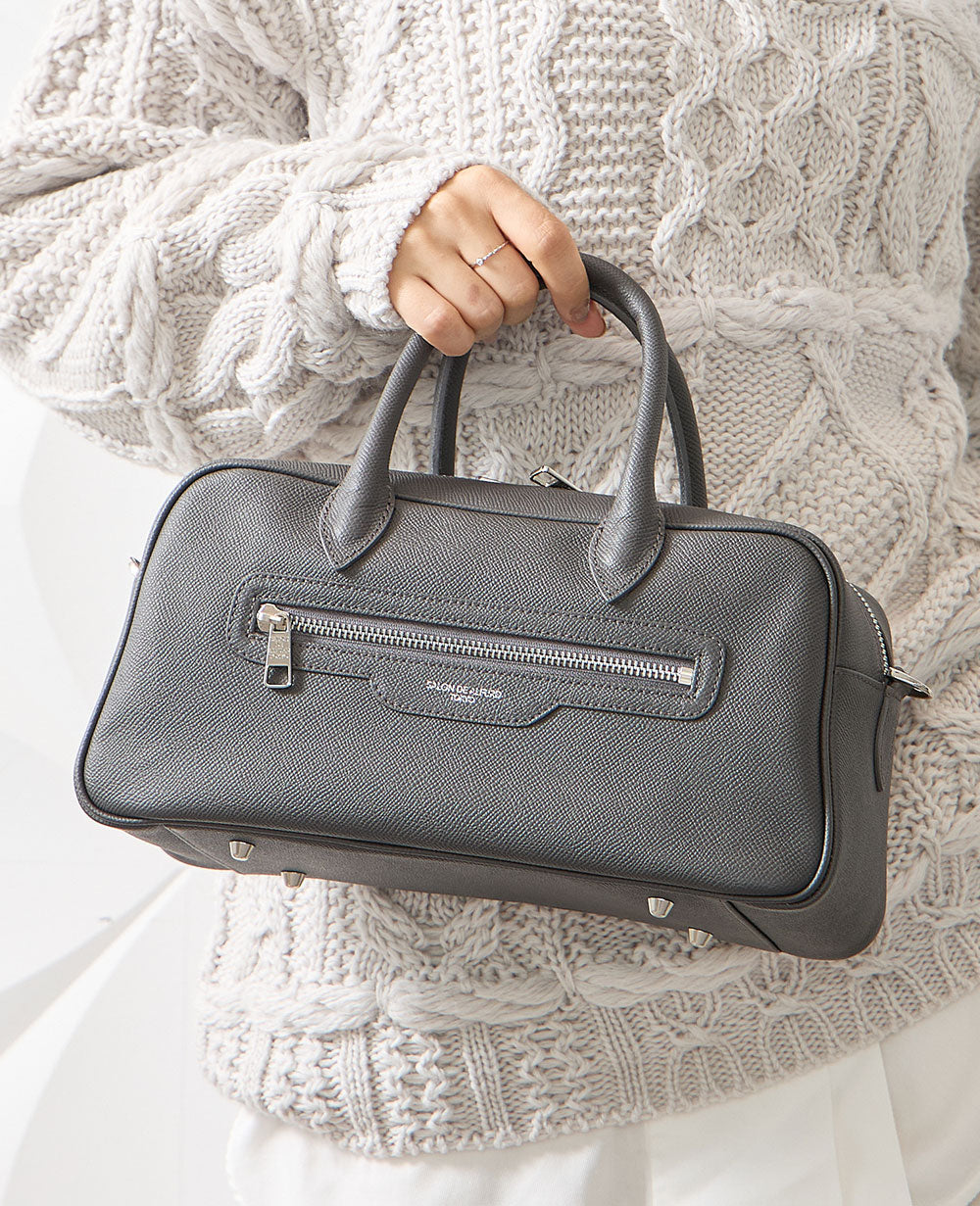 GAIEN イーストウエスト 2WAYボストン グレインドカーフスキン