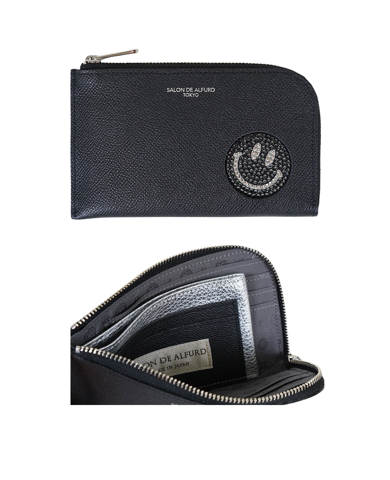 スマイル L字ミニ財布 1923-gr-s