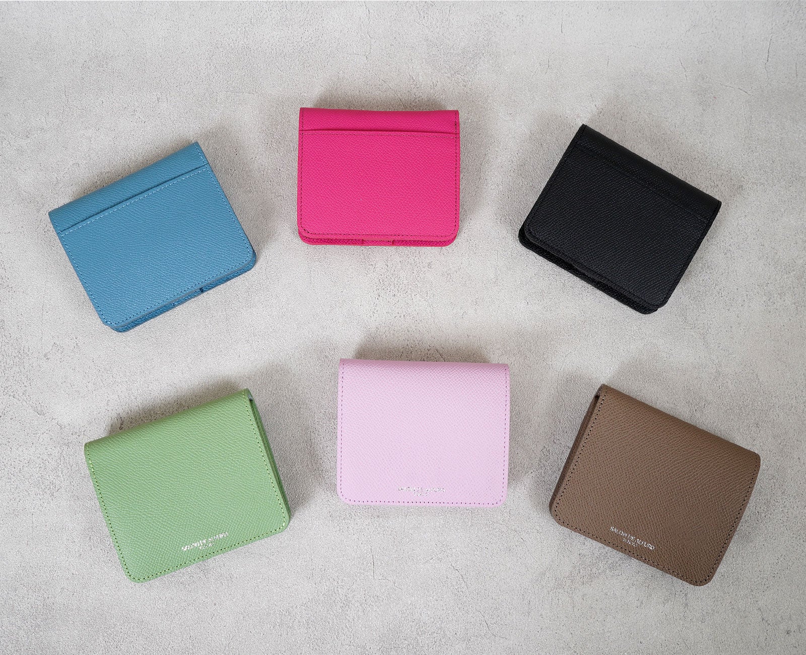 美しいカラーに心弾むデザインのミニ財布