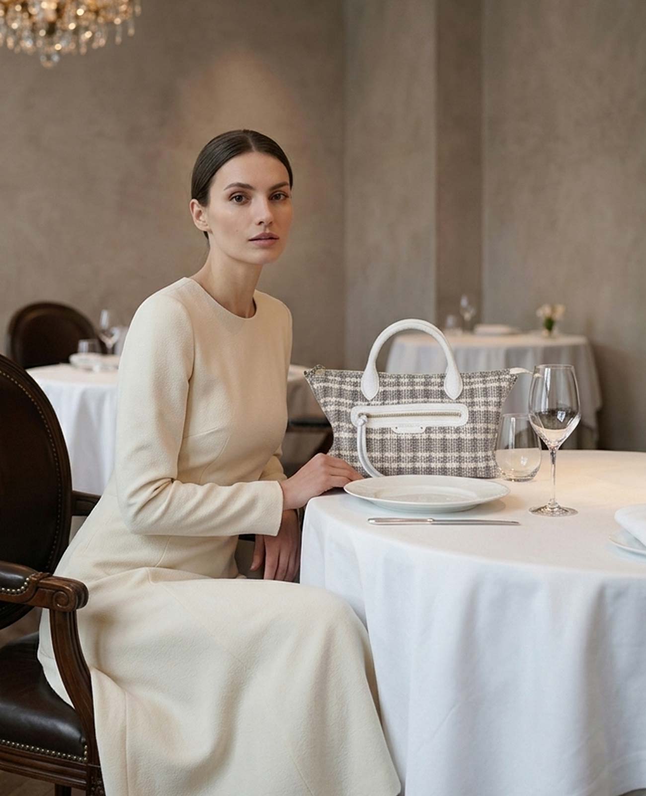 モデル着用カラー：ホワイト ※画像はイメージです
