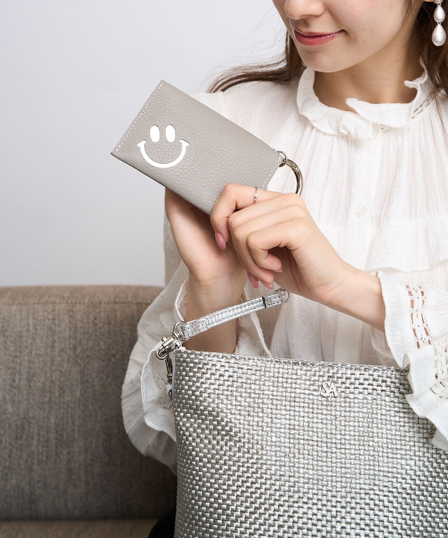 スマイル マルチフラップ ミニケース＆チャーム 1713